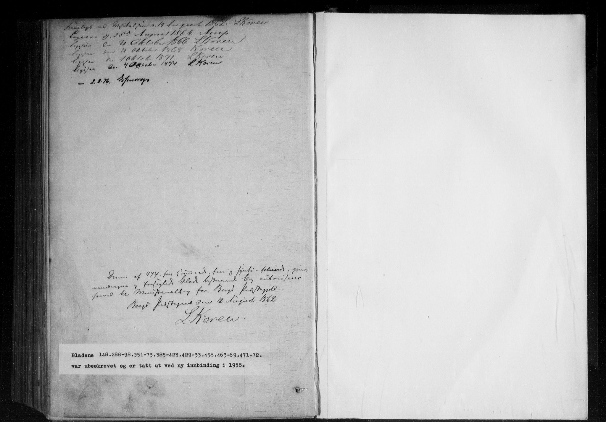 Berg prestekontor Kirkebøker, AV/SAO-A-10902/F/Fa/L0005: Parish register (official) no. I 5, 1861-1877