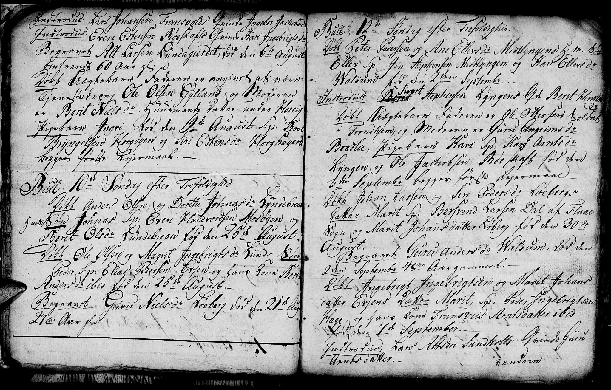 Ministerialprotokoller, klokkerbøker og fødselsregistre - Sør-Trøndelag, AV/SAT-A-1456/692/L1107: Parish register (copy) no. 692C02, 1809-1824