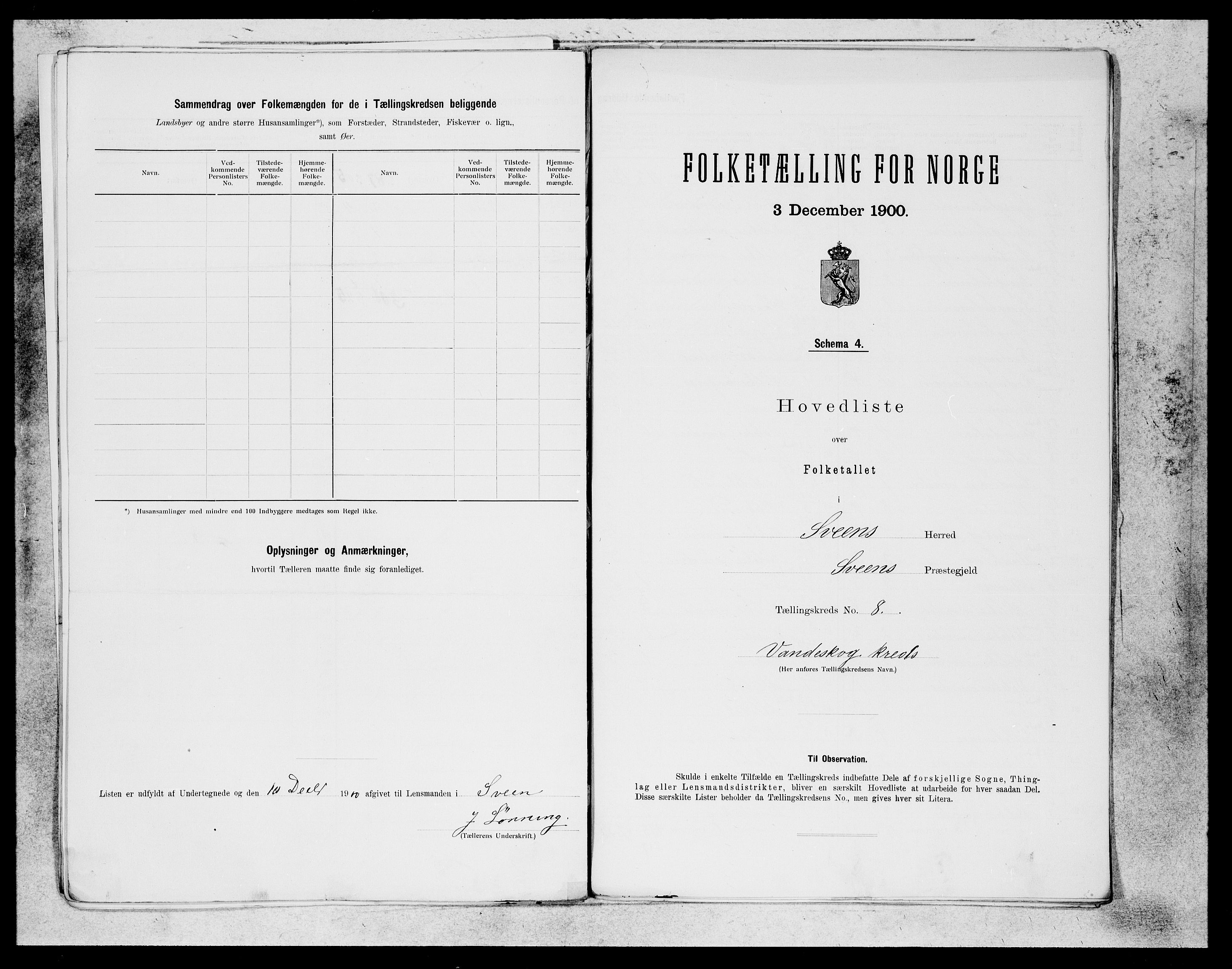 SAB, 1900 census for Sveio, 1900, p. 15