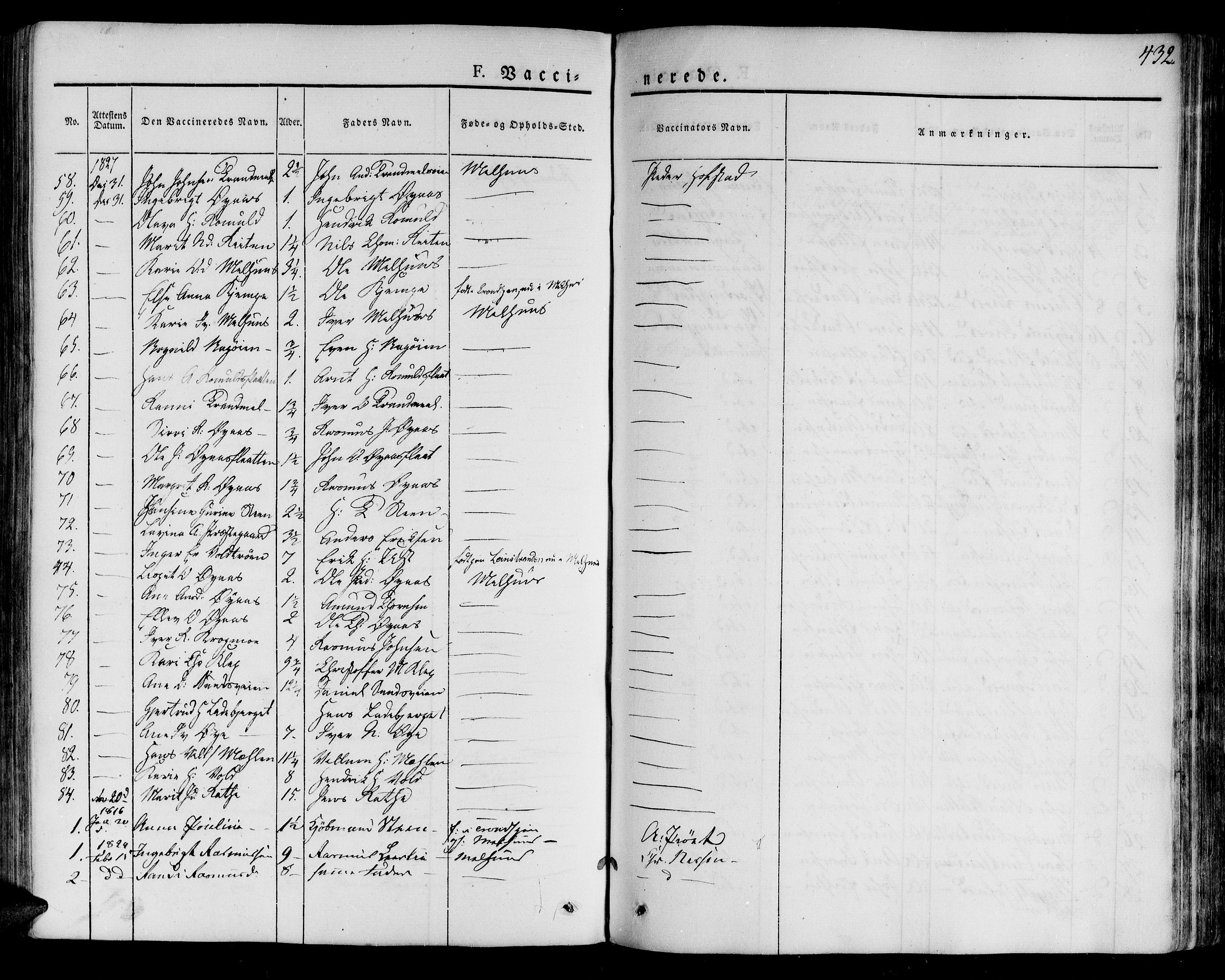 Ministerialprotokoller, klokkerbøker og fødselsregistre - Sør-Trøndelag, SAT/A-1456/691/L1070: Parish register (official) no. 691A05 /1, 1826-1841, p. 432