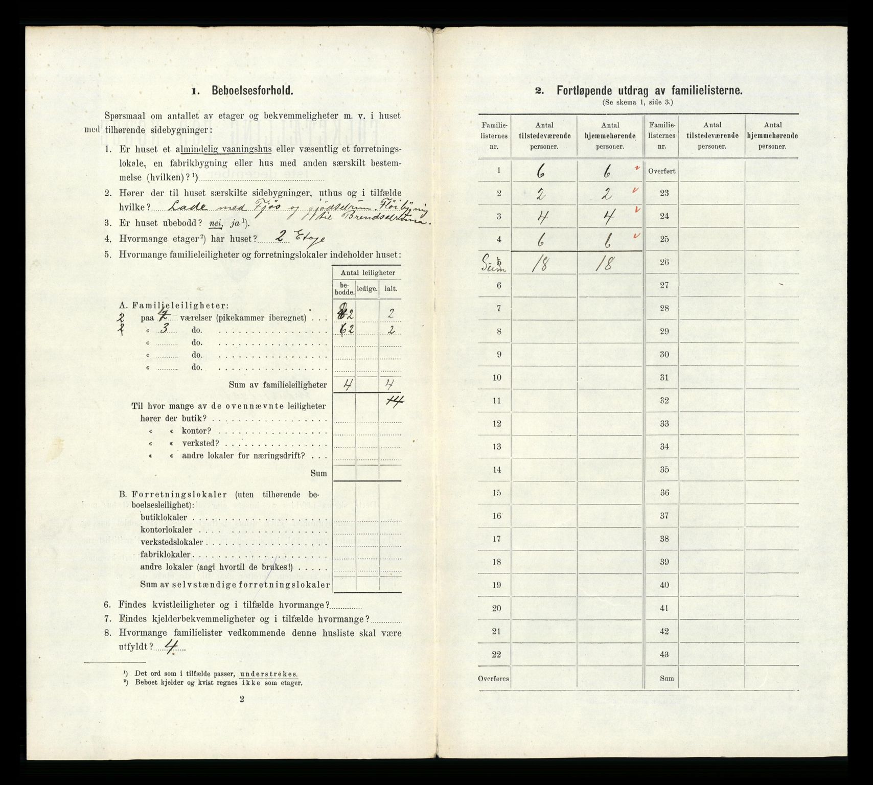 RA, 1910 census for Sandnes, 1910, p. 817