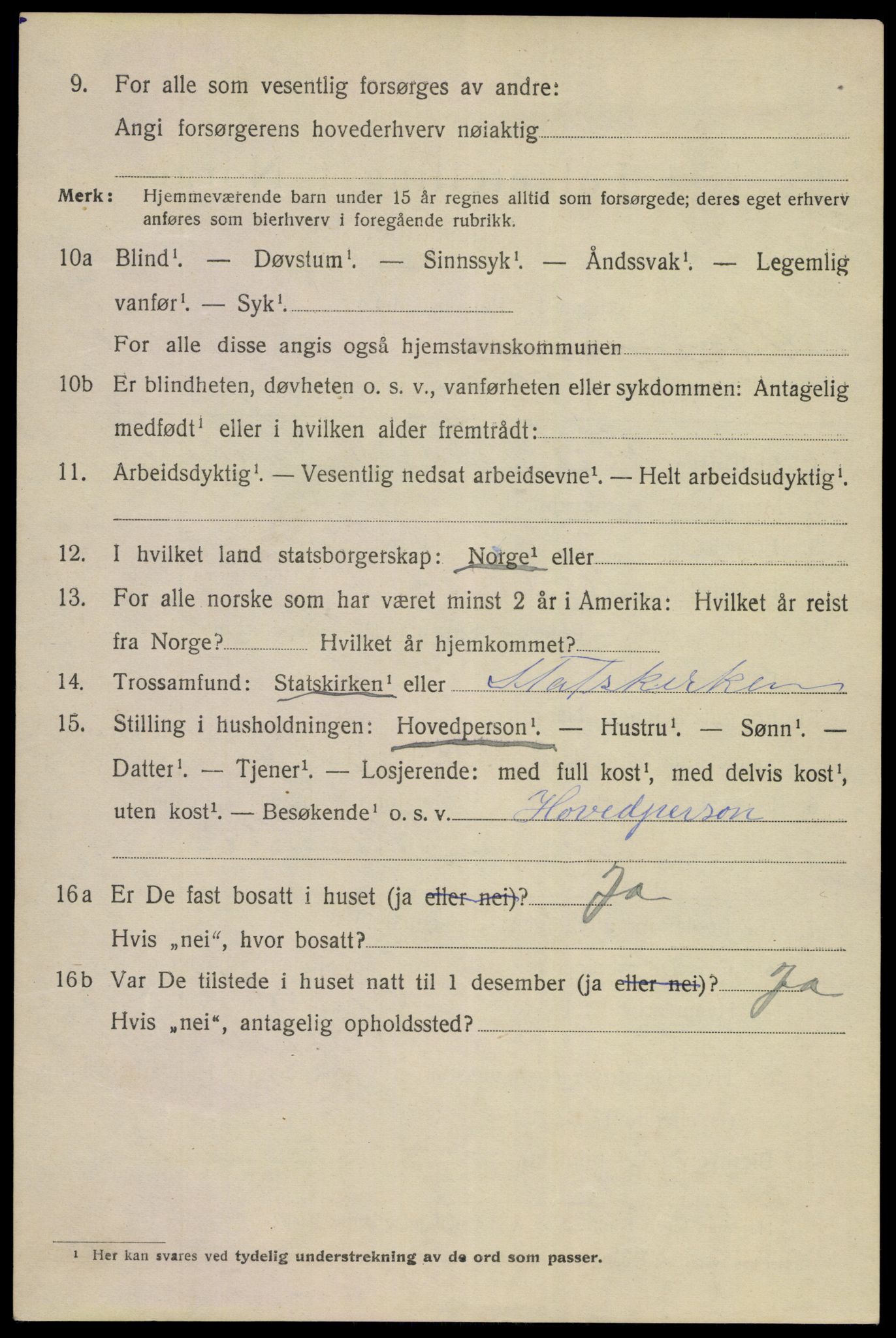 SAKO, 1920 census for Porsgrunn, 1920, p. 8220