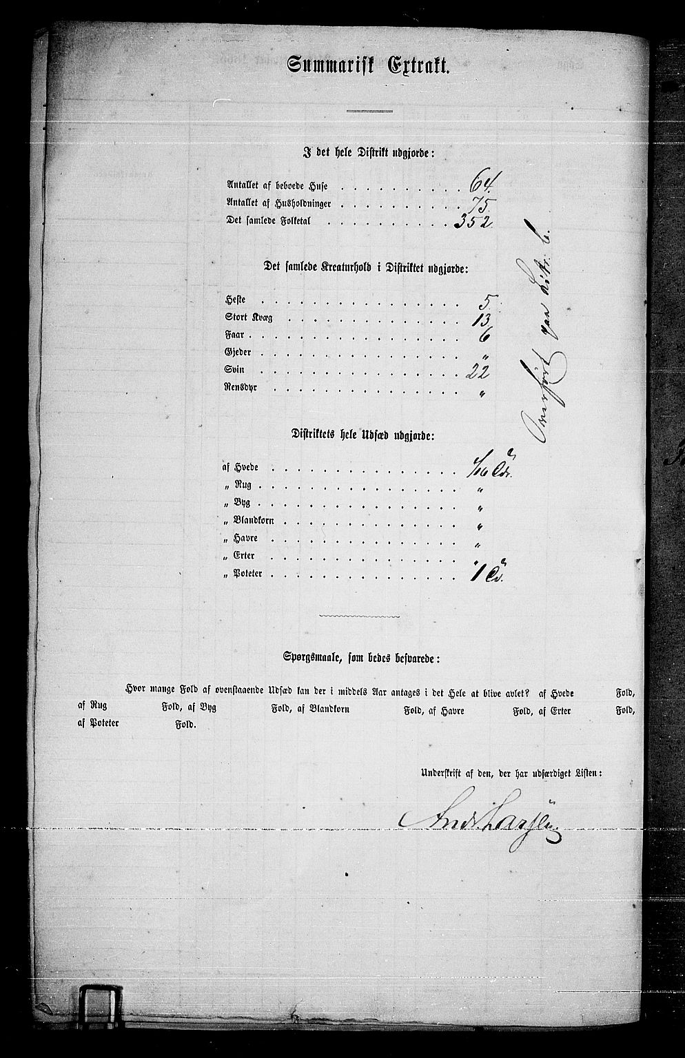 RA, 1865 census for Eiker, 1865, p. 235