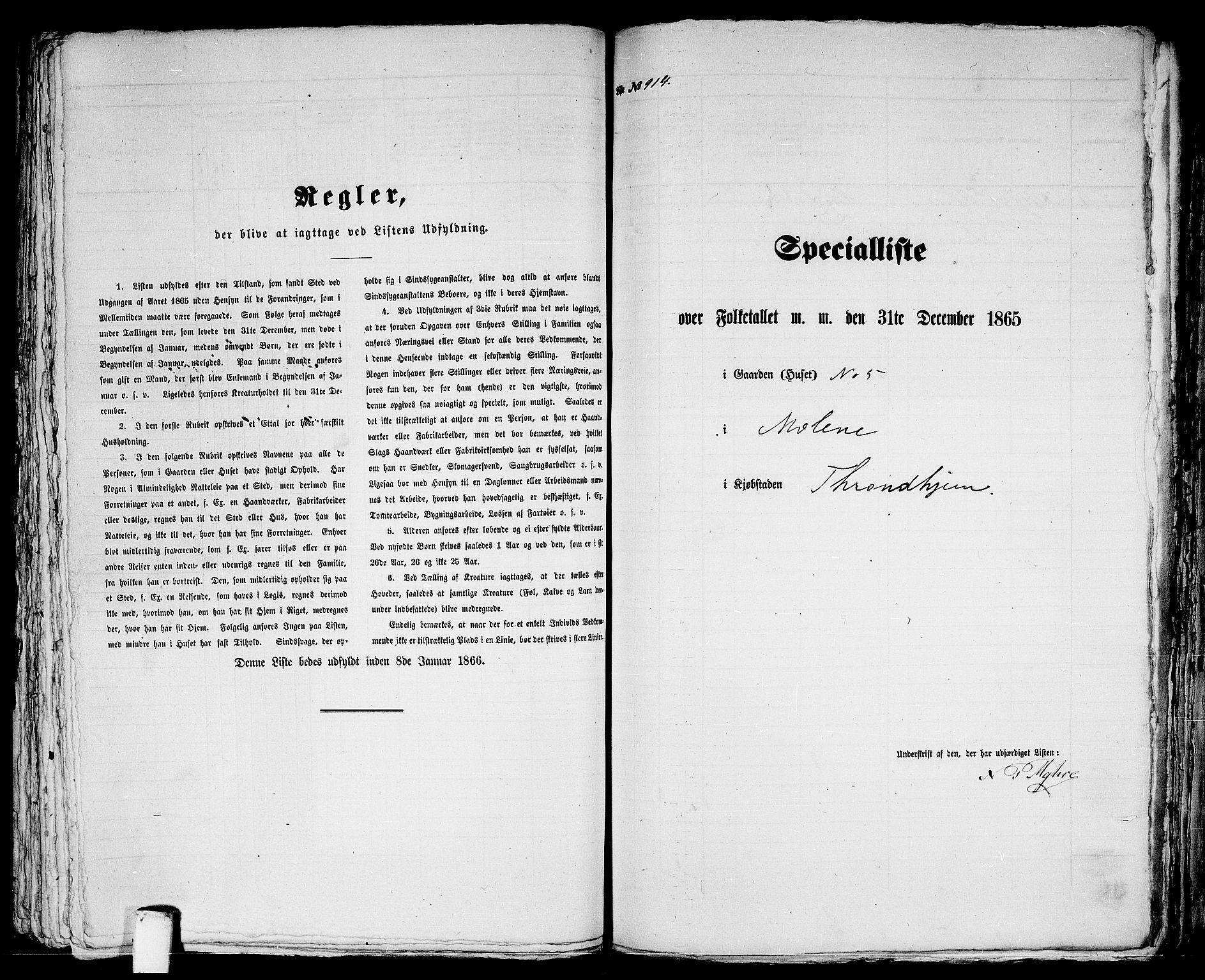 RA, 1865 census for Trondheim, 1865, p. 1902