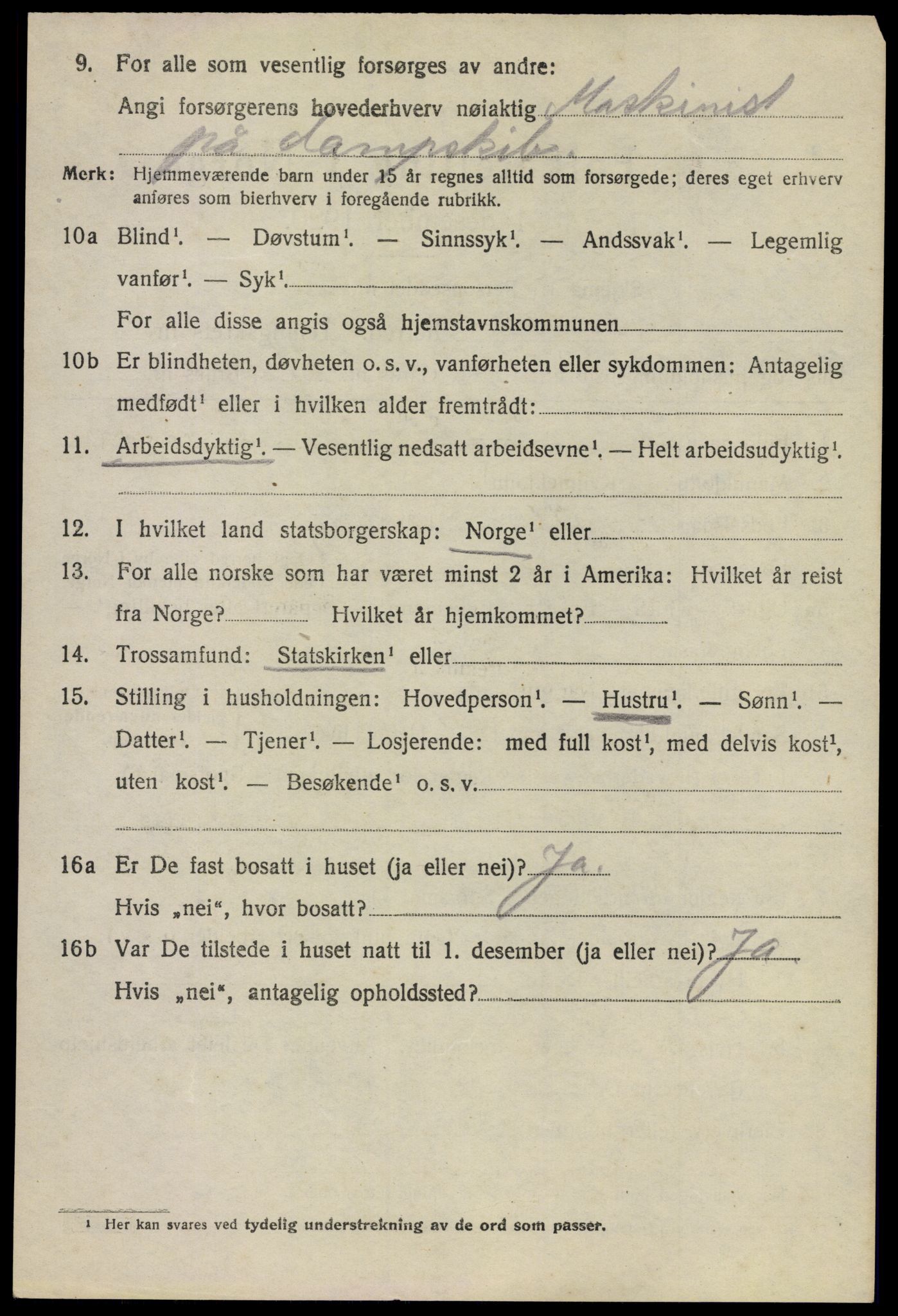 SAO, 1920 census for Glemmen, 1920, p. 21866