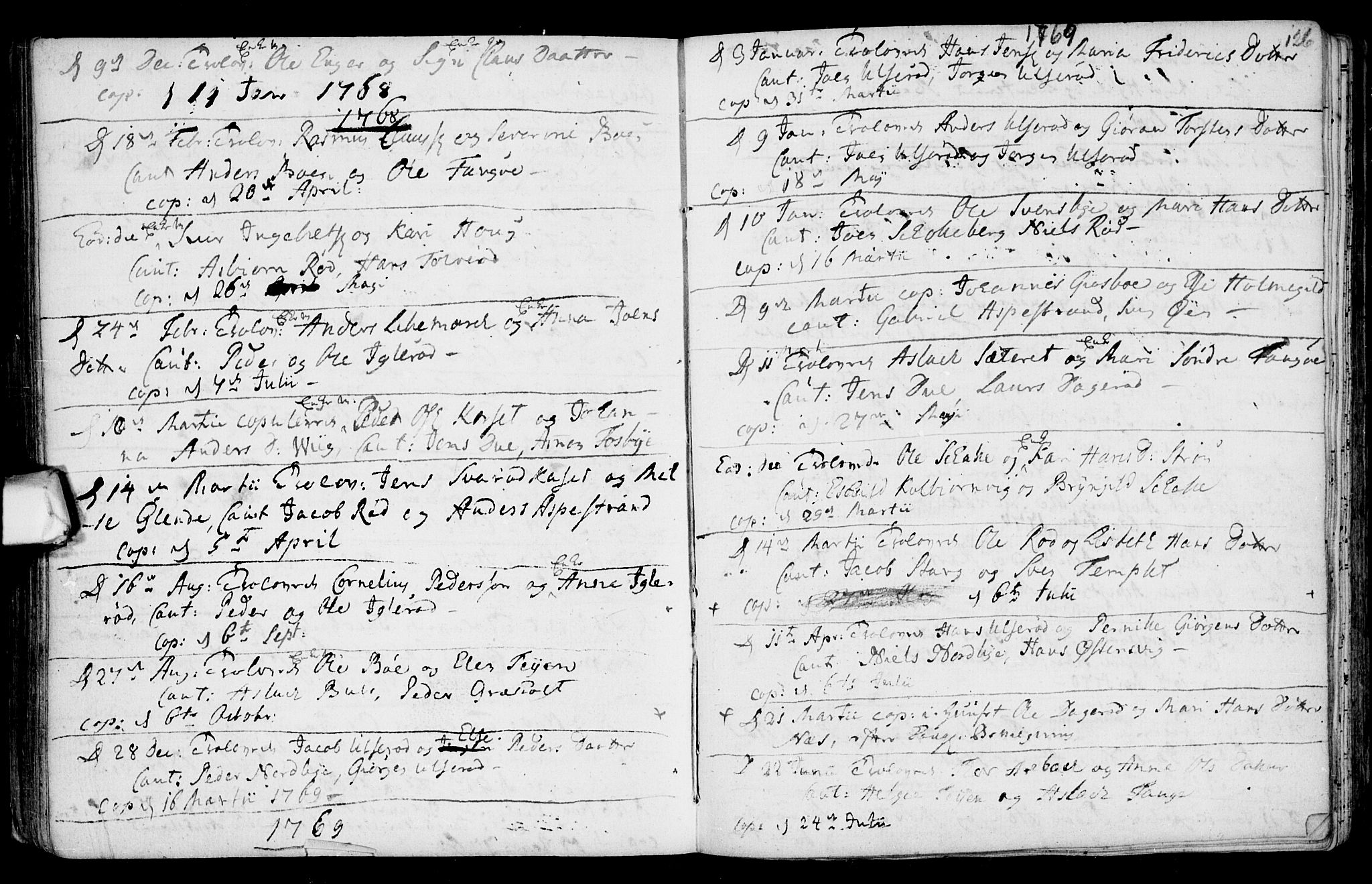 Aremark prestekontor Kirkebøker, SAO/A-10899/F/Fa/L0003: Parish register (official) no. I 3, 1745-1795, p. 126