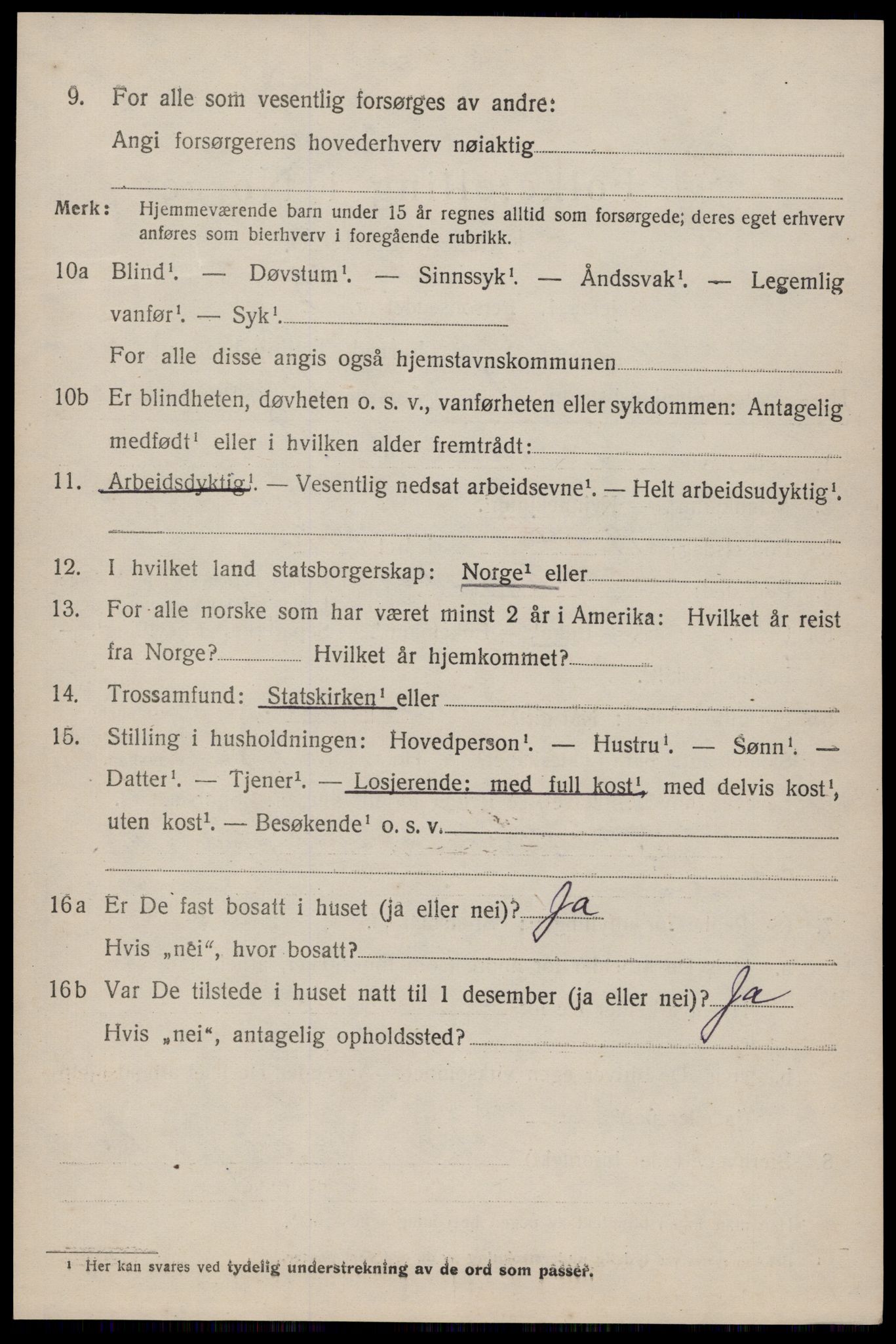 SAKO, 1920 census for Fyresdal, 1920, p. 4038