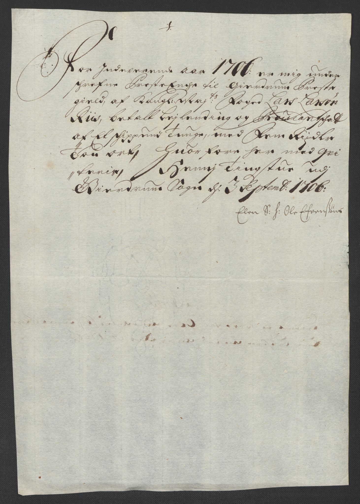 Rentekammeret inntil 1814, Reviderte regnskaper, Fogderegnskap, AV/RA-EA-4092/R12/L0718: Fogderegnskap Øvre Romerike, 1706-1707, p. 194