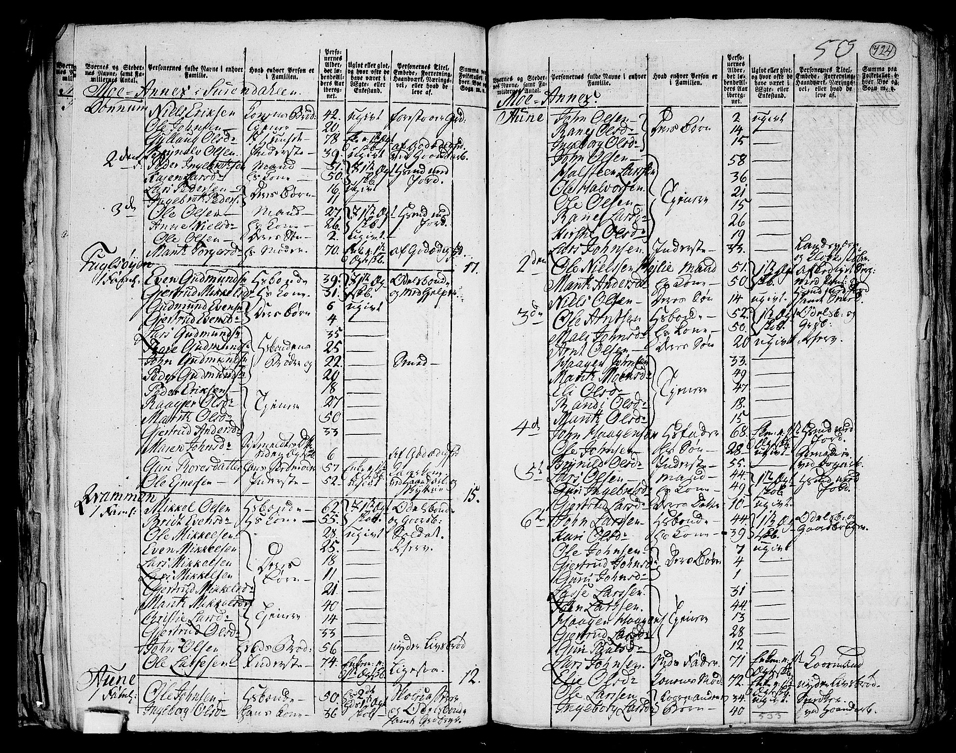 RA, 1801 census for 1566P Surnadal, 1801, p. 723b-724a