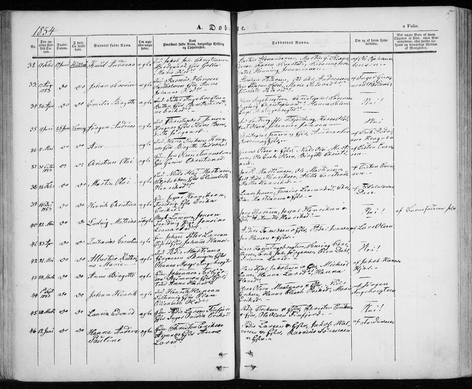 Lenvik sokneprestembete, AV/SATØ-S-1310/H/Ha/Haa/L0006kirke: Parish register (official) no. 6, 1845-1854, p. 127