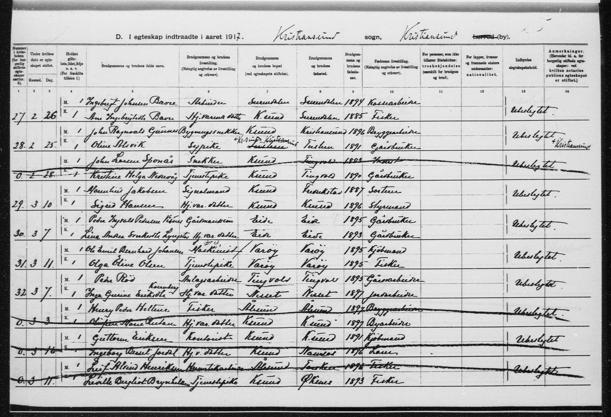 Ministerialprotokoller, klokkerbøker og fødselsregistre - Møre og Romsdal, AV/SAT-A-1454/572/L0862: Parish register (official) no. 572D06, 1917-1935