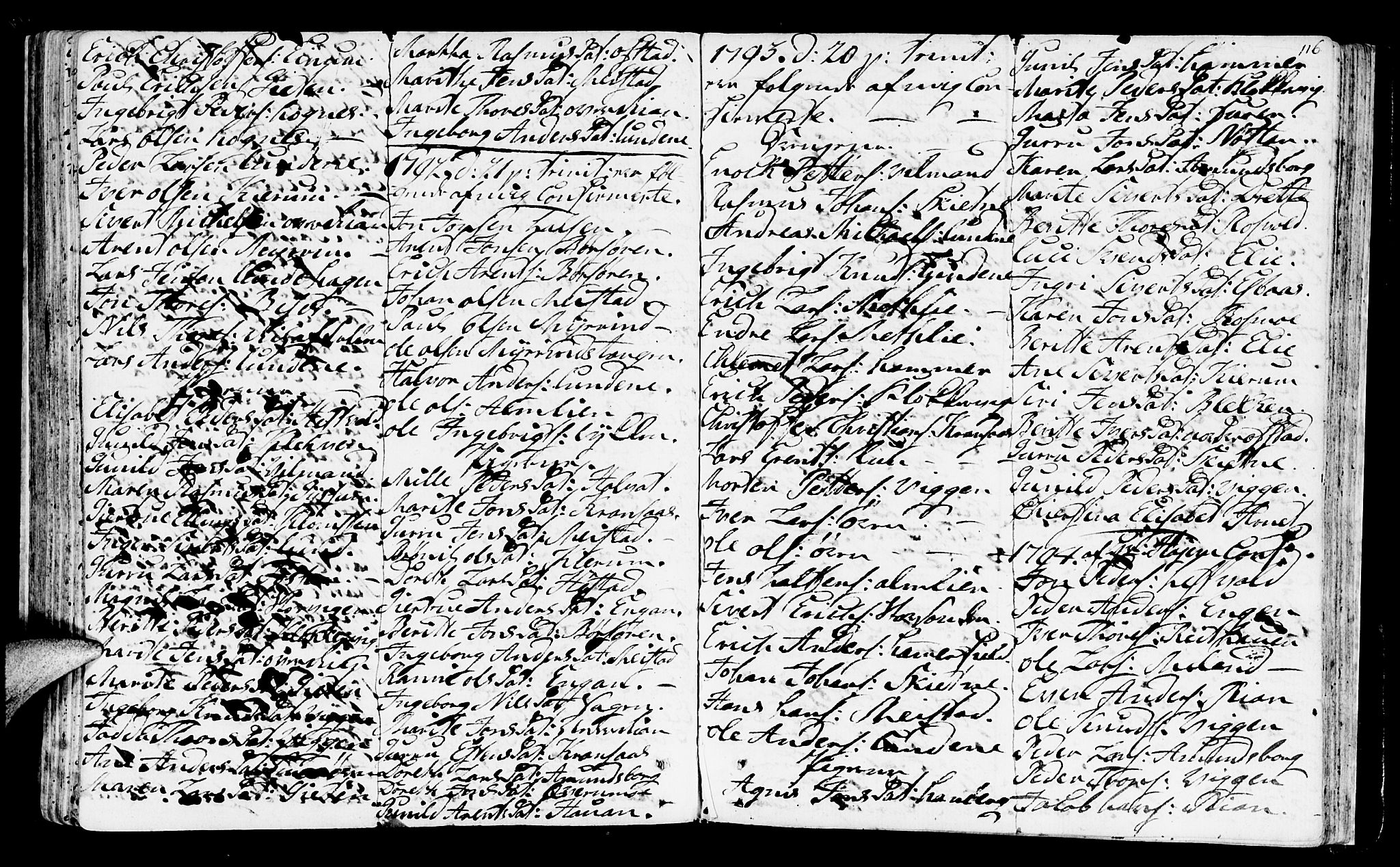Ministerialprotokoller, klokkerbøker og fødselsregistre - Sør-Trøndelag, SAT/A-1456/665/L0768: Parish register (official) no. 665A03, 1754-1803, p. 116