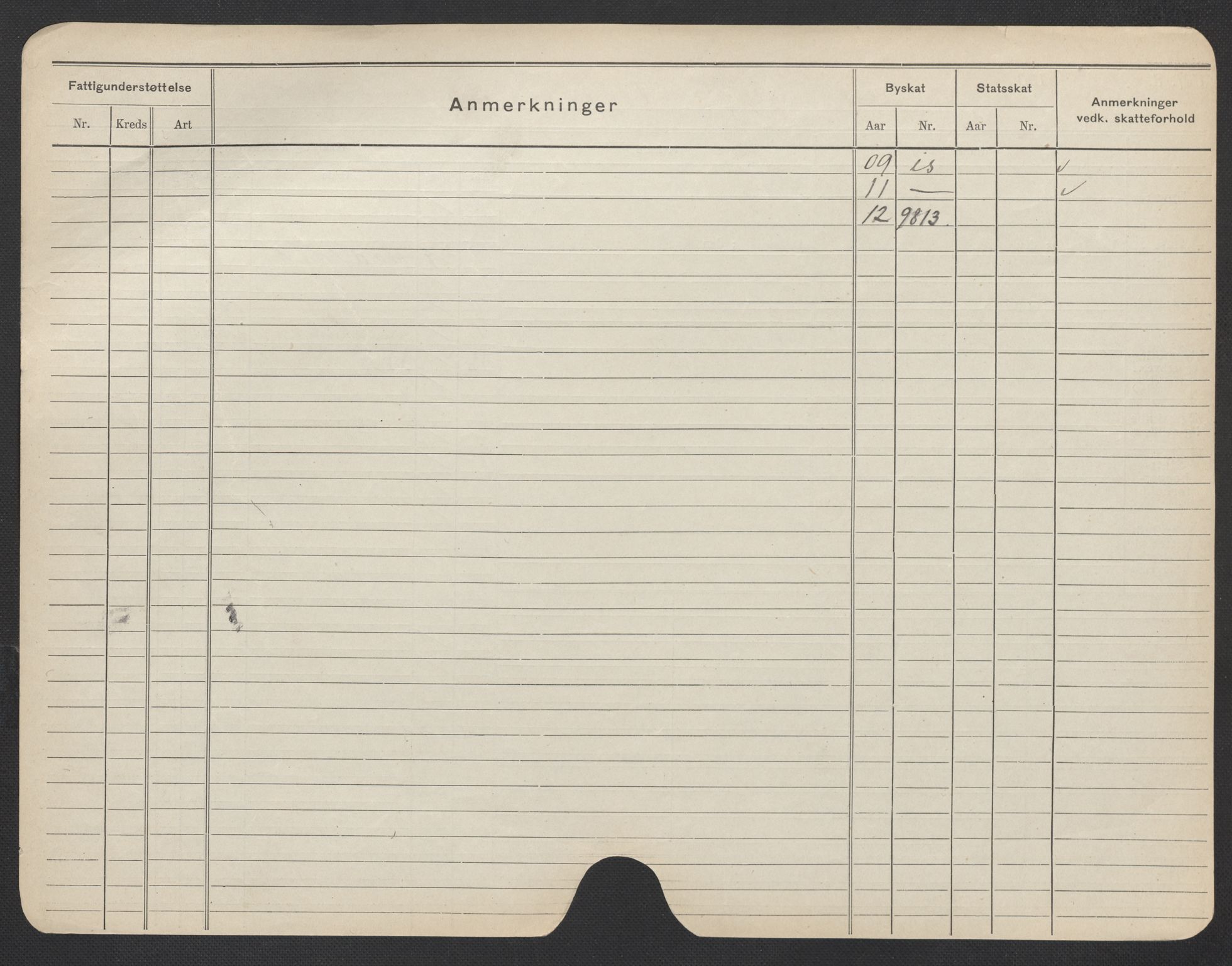 Oslo folkeregister, Registerkort, AV/SAO-A-11715/F/Fa/Fac/L0020: Kvinner, 1906-1914, p. 374b