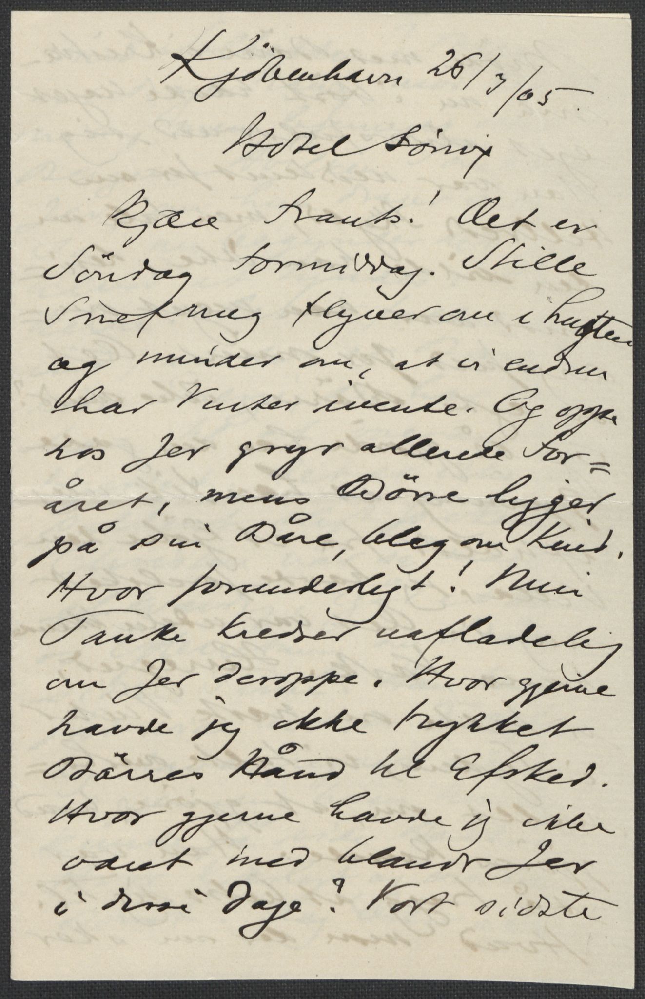 Beyer, Frants, AV/RA-PA-0132/F/L0001: Brev fra Edvard Grieg til Frantz Beyer og "En del optegnelser som kan tjene til kommentar til brevene" av Marie Beyer, 1872-1907, p. 797