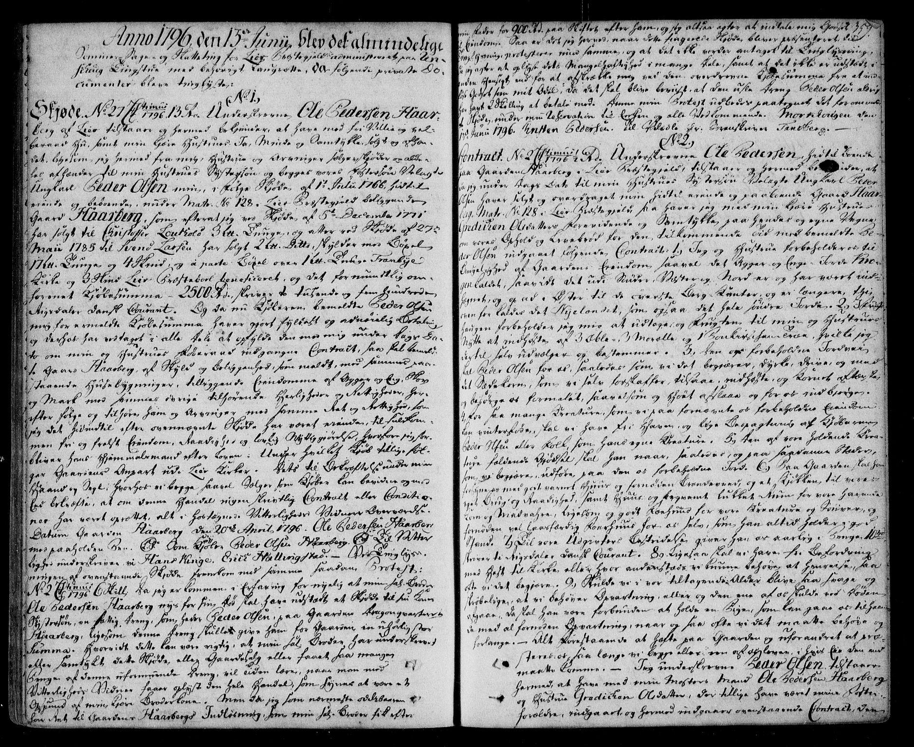 Lier, Røyken og Hurum sorenskriveri, AV/SAKO-A-89/G/Ga/Gaa/L0005: Mortgage book no. V, 1788-1801, p. 359