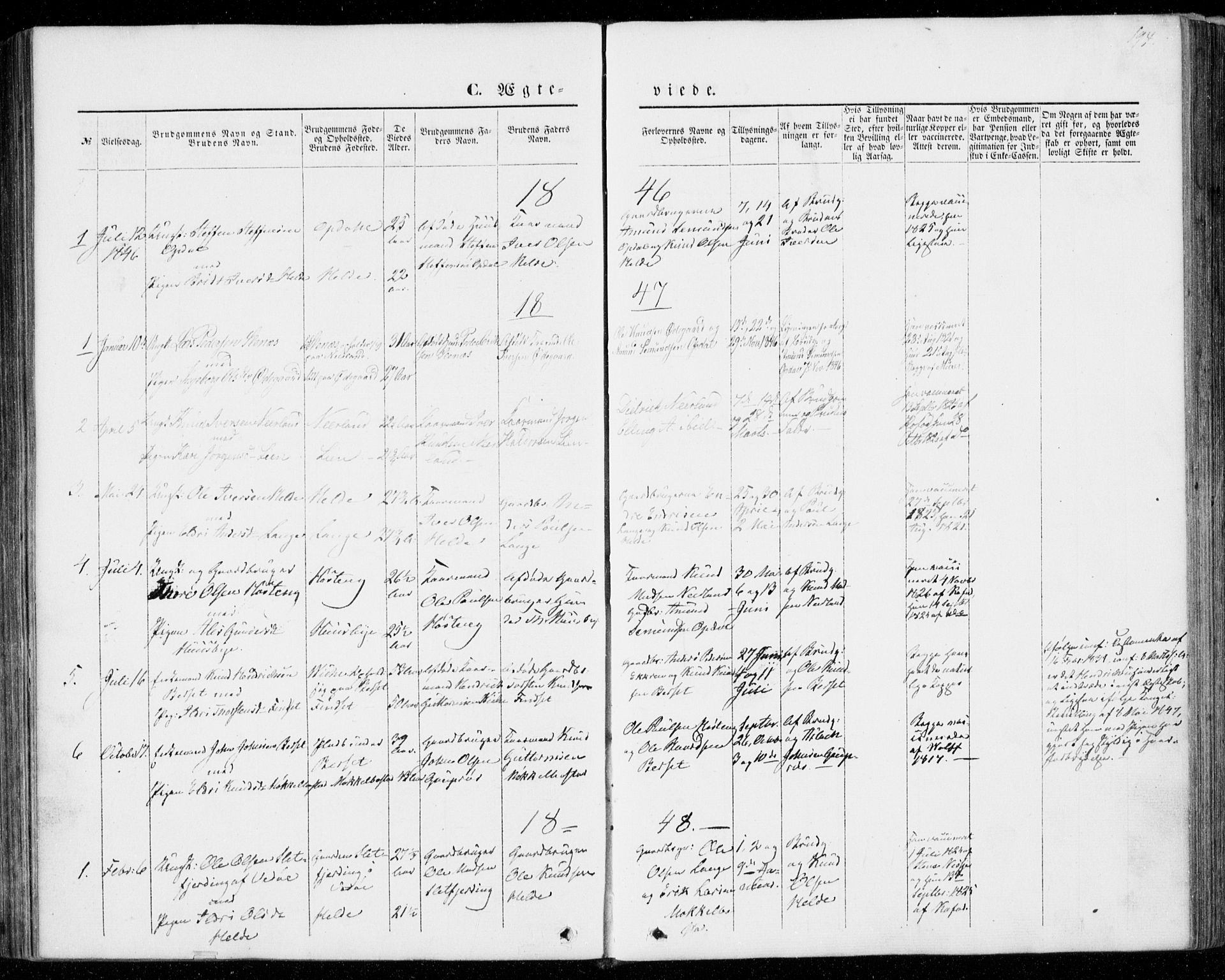 Ministerialprotokoller, klokkerbøker og fødselsregistre - Møre og Romsdal, SAT/A-1454/554/L0643: Parish register (official) no. 554A01, 1846-1879, p. 194