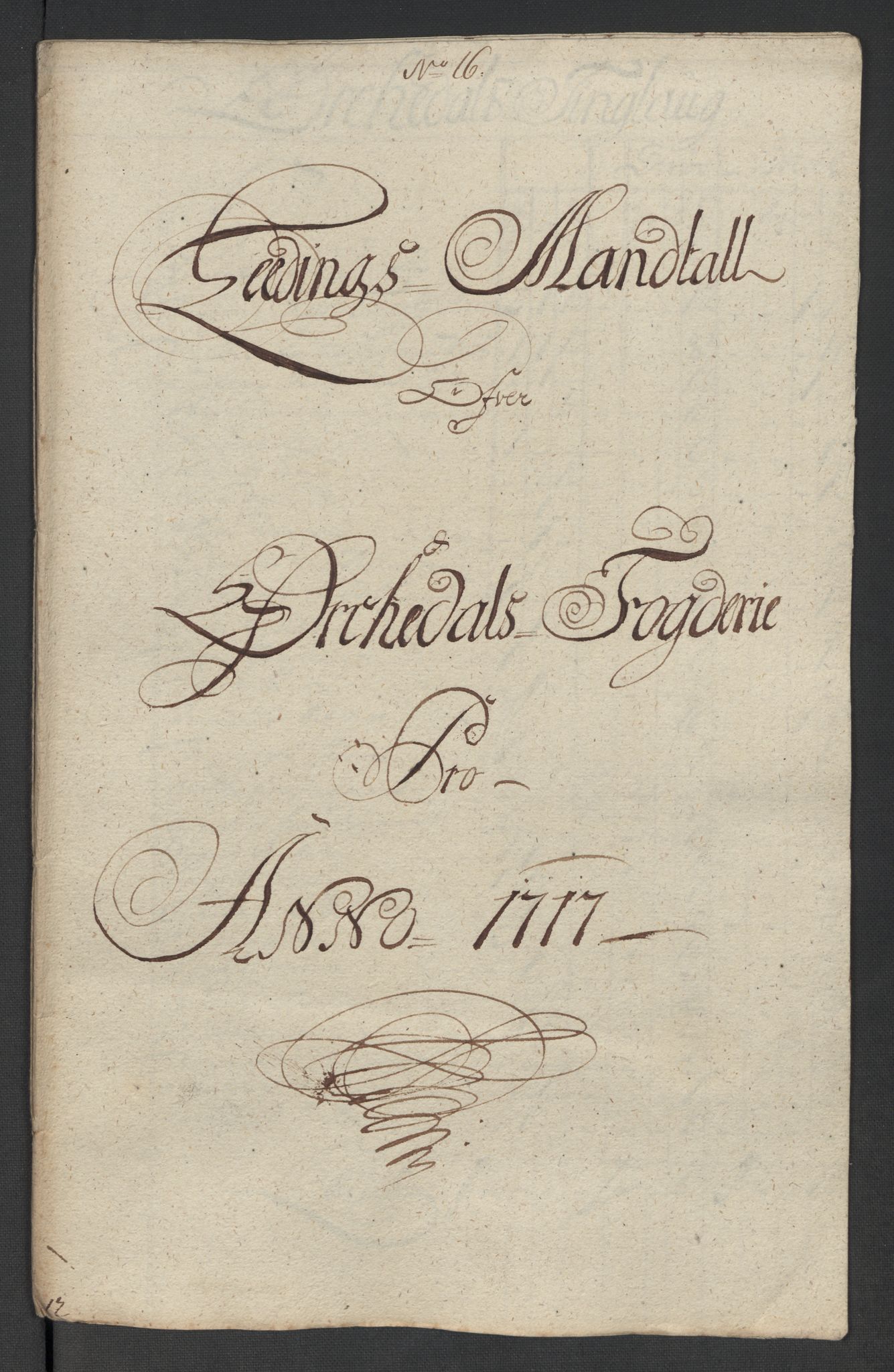 Rentekammeret inntil 1814, Reviderte regnskaper, Fogderegnskap, RA/EA-4092/R60/L3969: Fogderegnskap Orkdal og Gauldal, 1717, p. 219