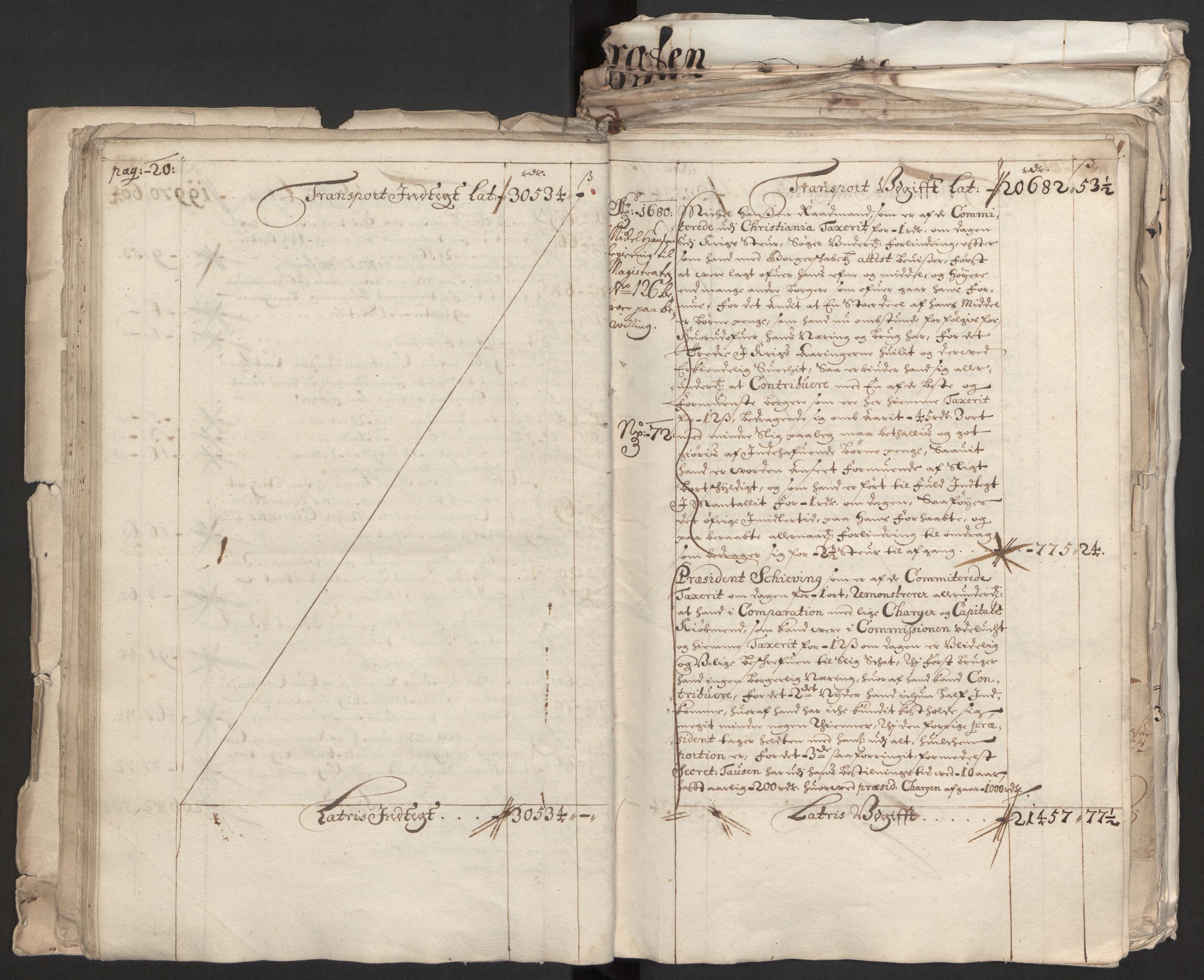 Rentekammeret inntil 1814, Reviderte regnskaper, Byregnskaper, AV/RA-EA-4066/R/Rm/L0258: [M1] Kontribusjonsregnskap, 1664-1700, p. 32