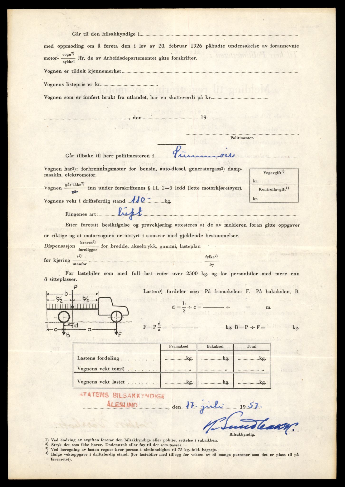 Møre og Romsdal vegkontor - Ålesund trafikkstasjon, AV/SAT-A-4099/F/Fe/L0040: Registreringskort for kjøretøy T 13531 - T 13709, 1927-1998, p. 2448
