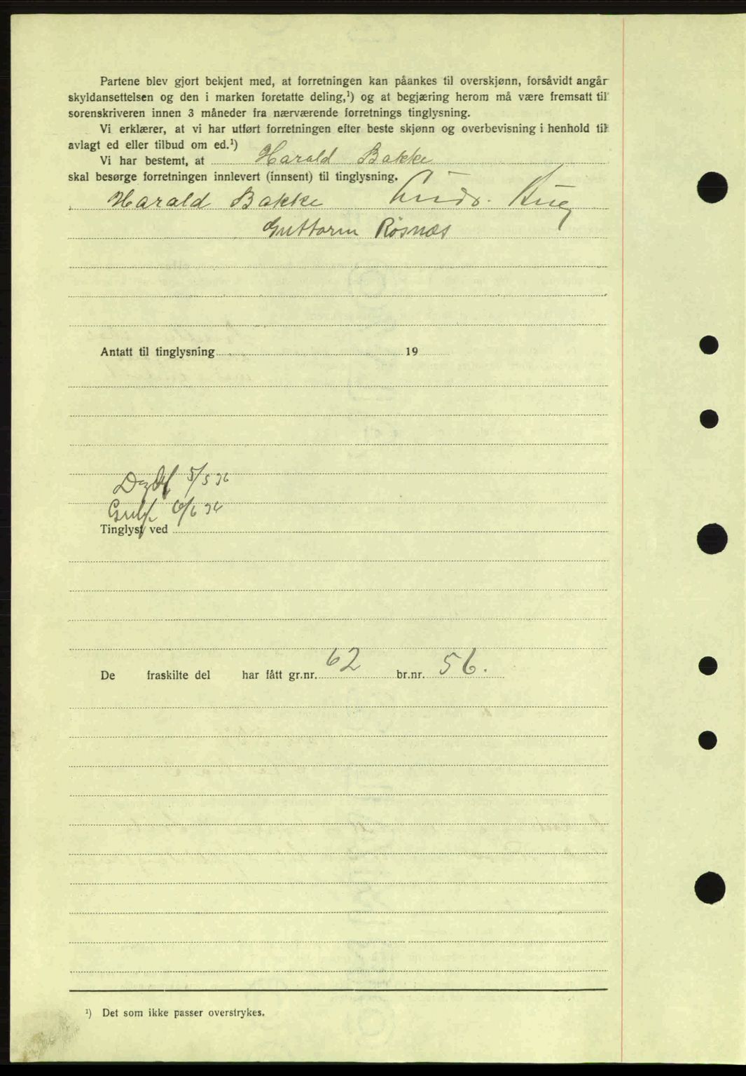 Idd og Marker sorenskriveri, AV/SAO-A-10283/G/Gb/Gbb/L0001: Mortgage book no. A1, 1936-1937, Diary no: : 454/1936