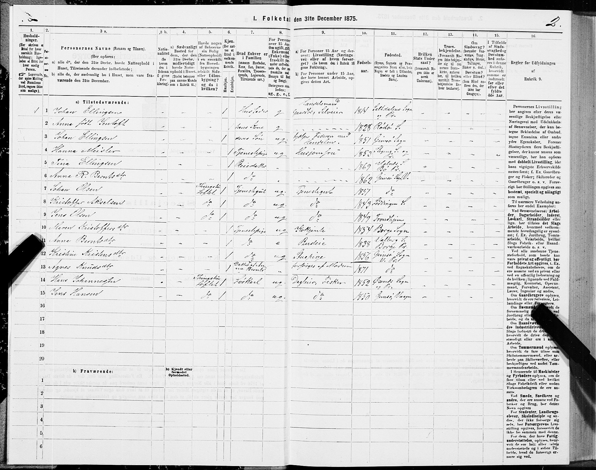 SAT, 1875 census for 1865P Vågan, 1875, p. 5002