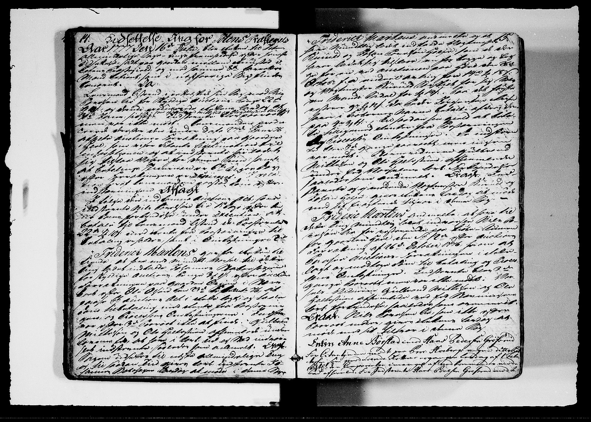 Toten tingrett, AV/SAH-TING-006/G/Gb/Gba/L0039: Tingbok, 1777-1782, p. 14-15