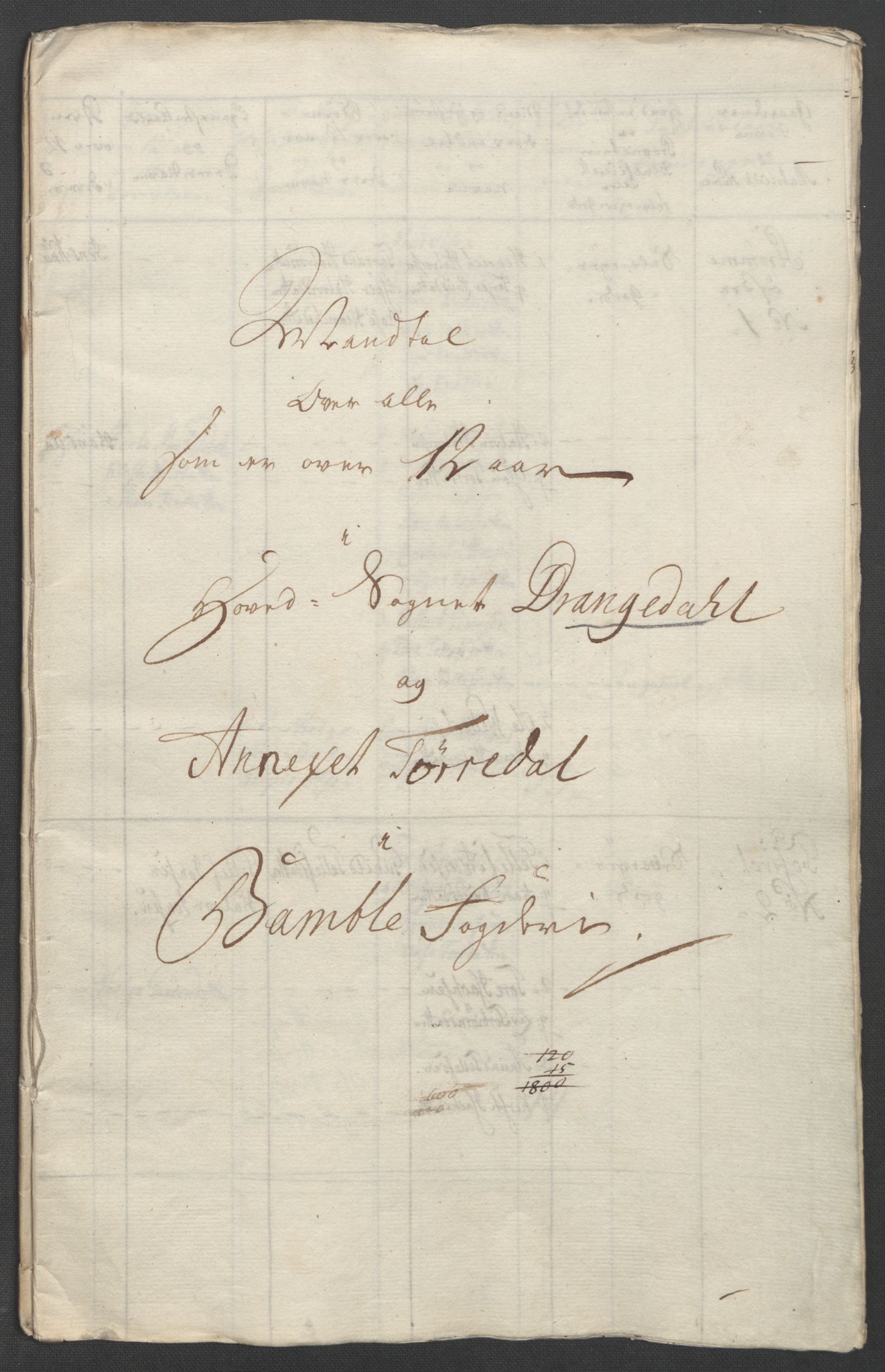 Rentekammeret inntil 1814, Reviderte regnskaper, Fogderegnskap, AV/RA-EA-4092/R37/L2239: Ekstraskatten Nedre Telemark og Bamble, 1762-1763, p. 182