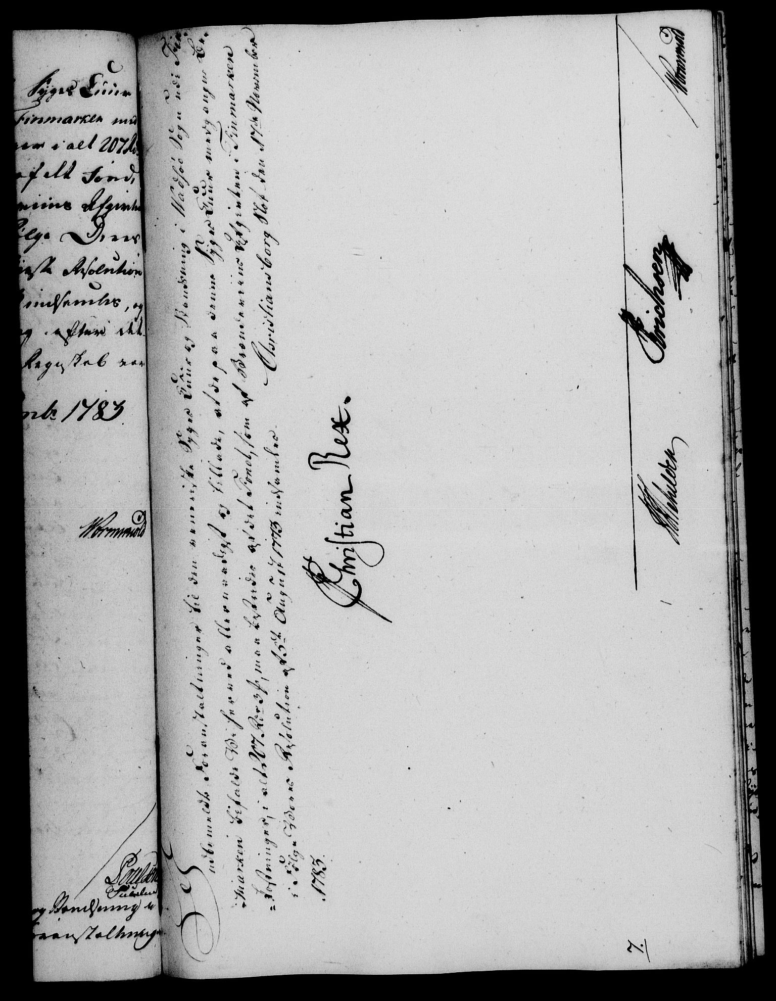 Rentekammeret, Kammerkanselliet, RA/EA-3111/G/Gf/Gfa/L0065: Norsk relasjons- og resolusjonsprotokoll (merket RK 52.65), 1783, p. 746
