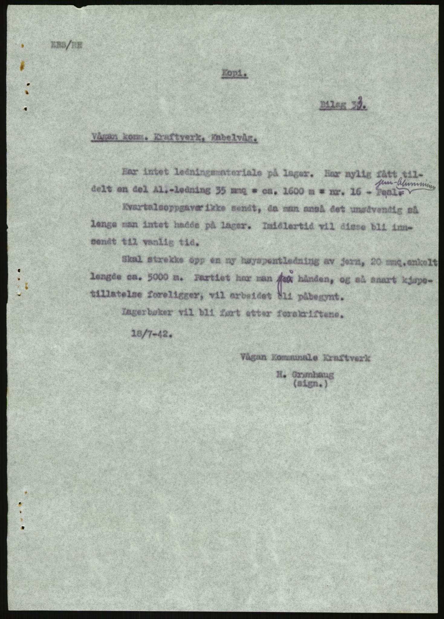 Direktoratet for industriforsyning, Sekretariatet, RA/S-4153/D/Df/L0054: 9. Metallkontoret, 1940-1945, p. 2575