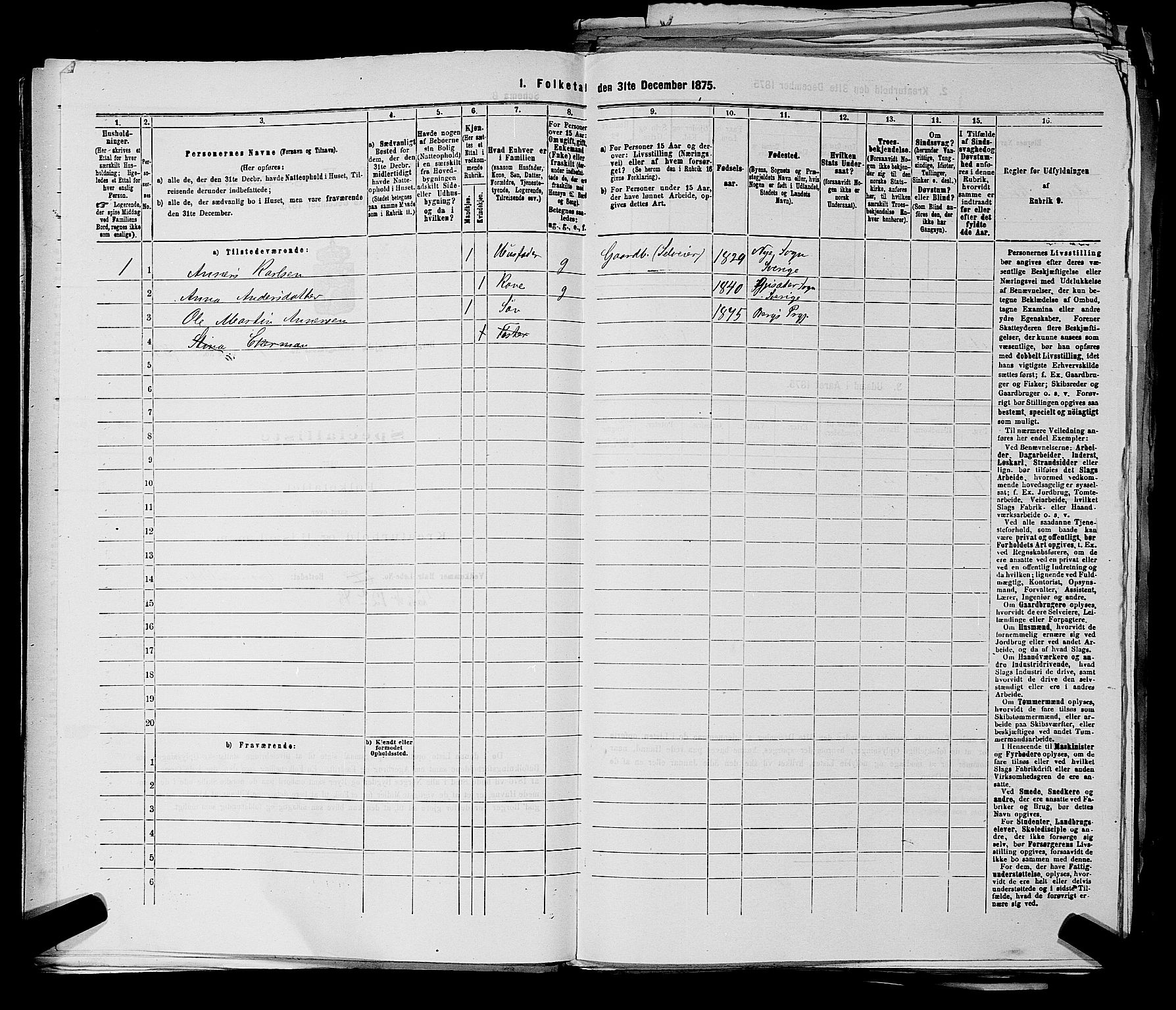 RA, 1875 census for 0116P Berg, 1875, p. 487