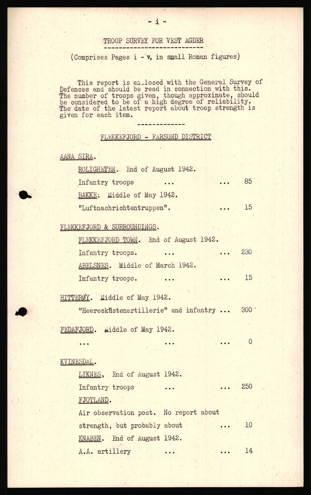 Forsvaret, Forsvarets overkommando II, AV/RA-RAFA-3915/D/Dd/L0023: Vest-Agder, 1942-1943, p. 103