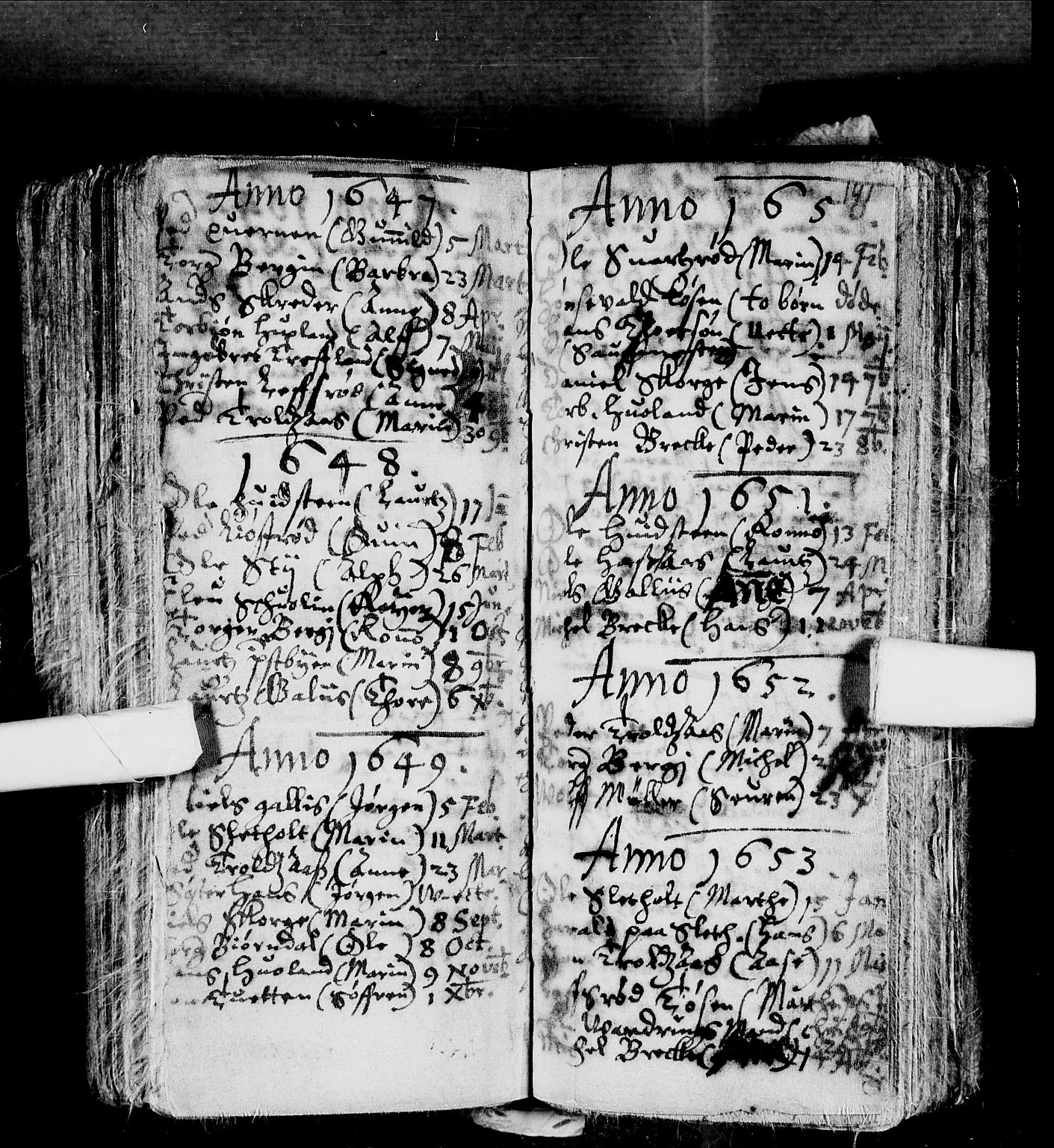 Andebu kirkebøker, SAKO/A-336/F/Fa/L0001: Parish register (official) no. 1 /2, 1623-1738, p. 141