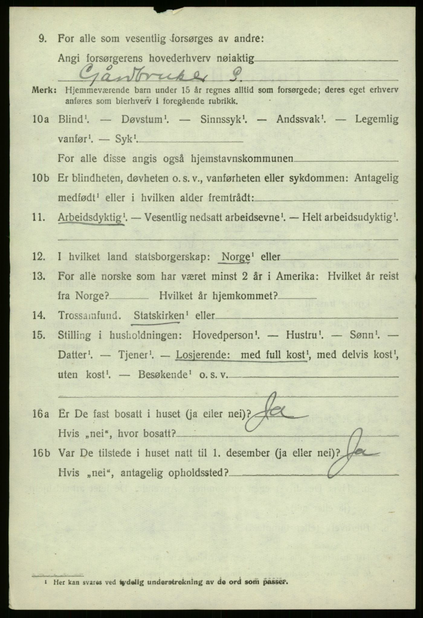 SAB, 1920 census for Davik, 1920, p. 1796