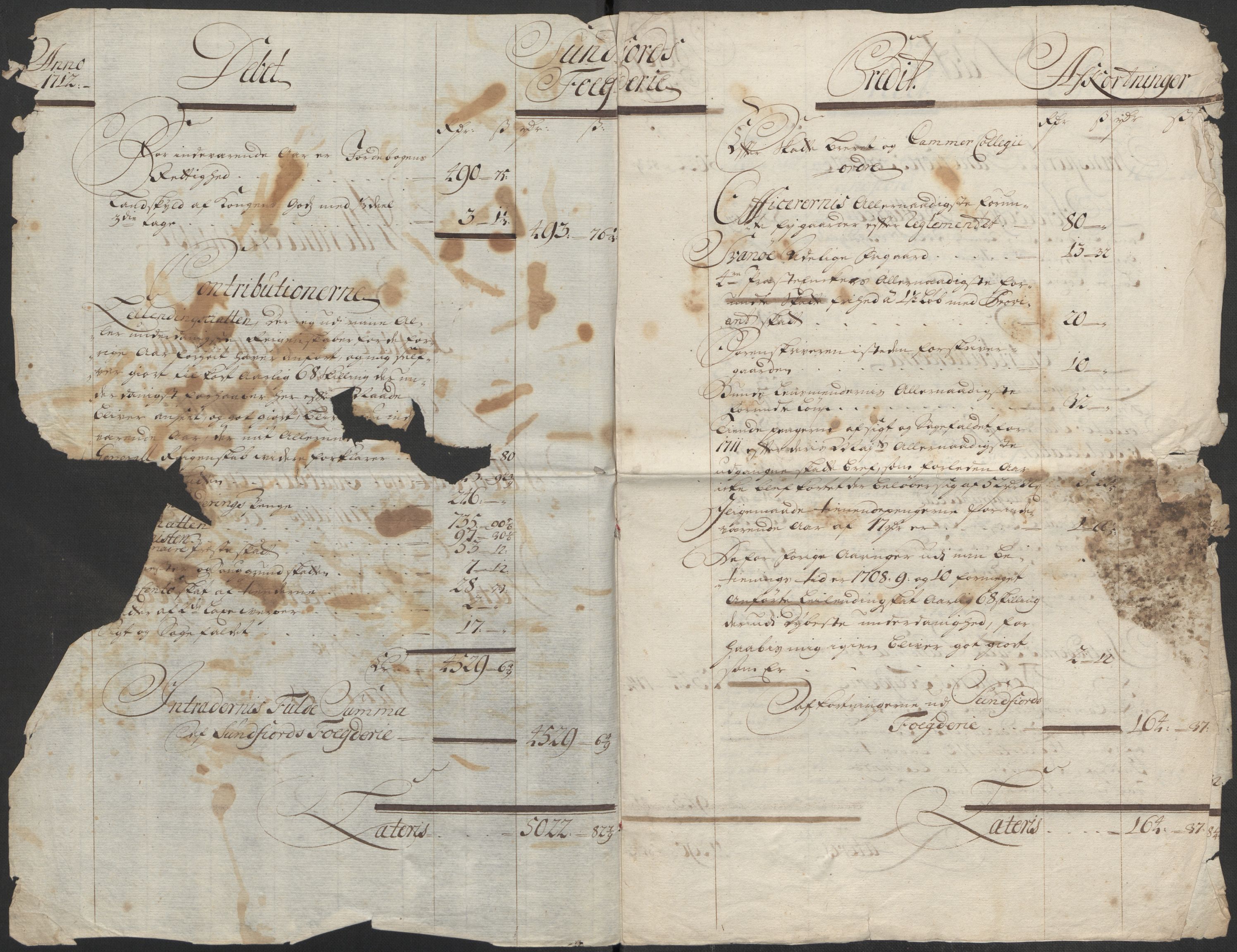 Rentekammeret inntil 1814, Reviderte regnskaper, Fogderegnskap, AV/RA-EA-4092/R53/L3435: Fogderegnskap Sunn- og Nordfjord, 1712, p. 29