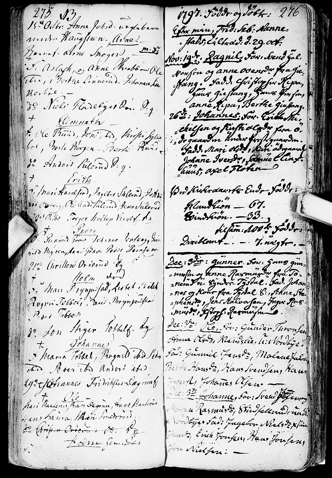 Enebakk prestekontor Kirkebøker, SAO/A-10171c/F/Fa/L0002: Parish register (official) no. I 2, 1755-1806, p. 275-276