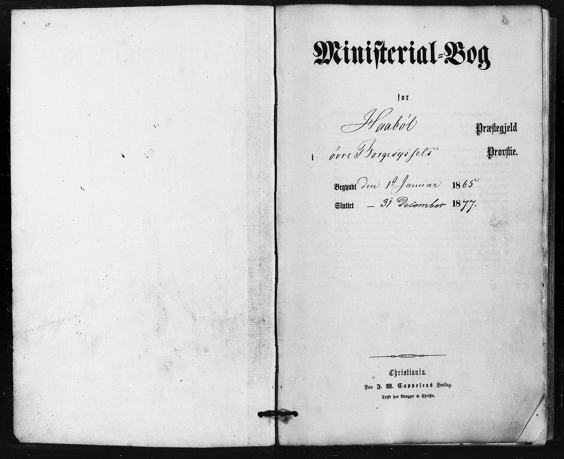 Hobøl prestekontor Kirkebøker, AV/SAO-A-2002/F/Fa/L0004: Parish register (official) no. I 4, 1865-1877