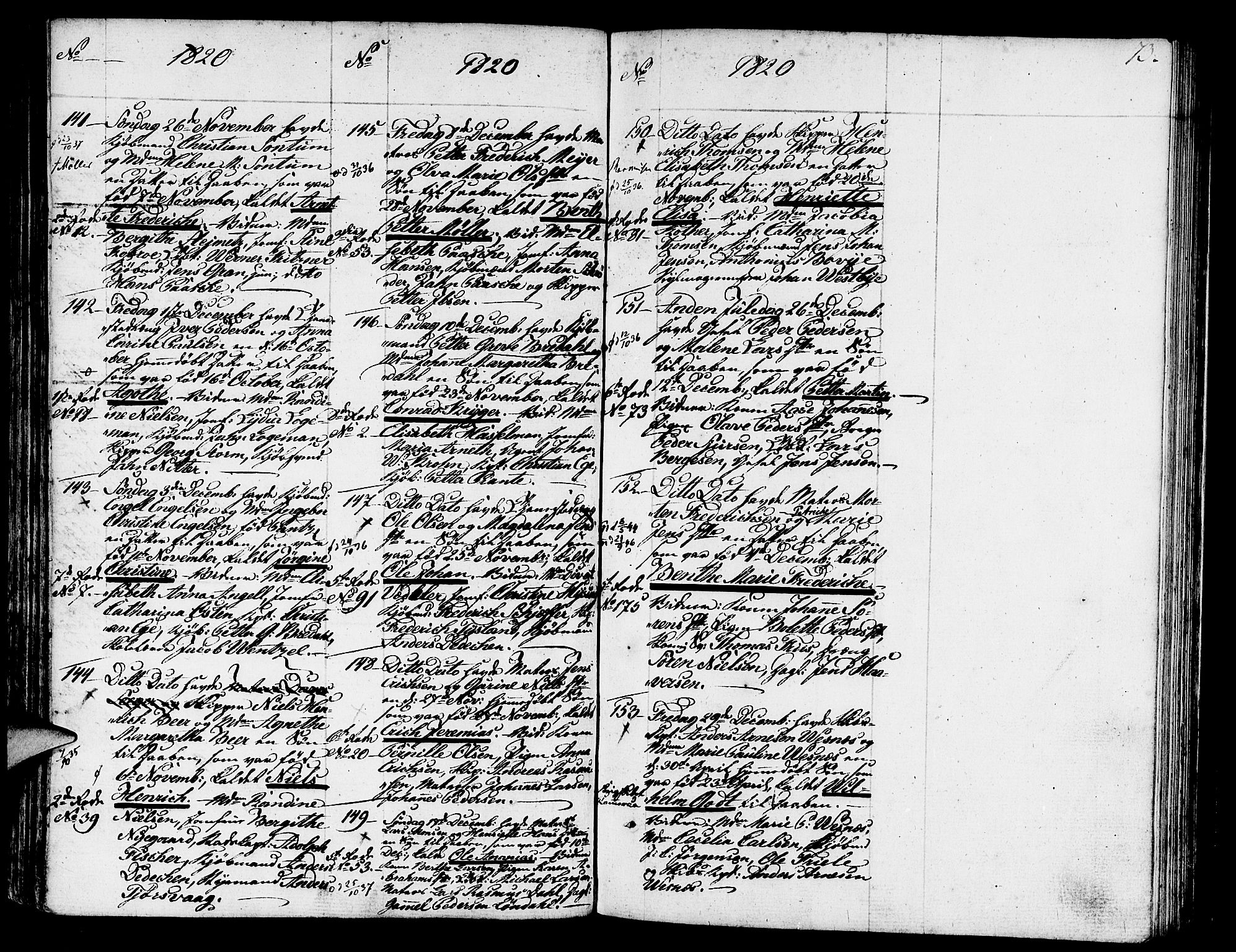 Nykirken Sokneprestembete, AV/SAB-A-77101/H/Haa/L0006: Parish register (official) no. A 6, 1808-1820, p. 73