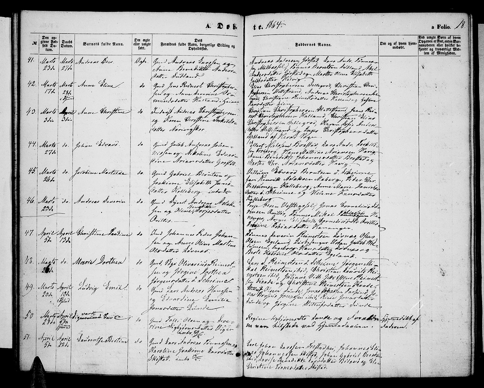 Lista sokneprestkontor, AV/SAK-1111-0027/F/Fb/L0003: Parish register (copy) no. B 3, 1862-1877, p. 18