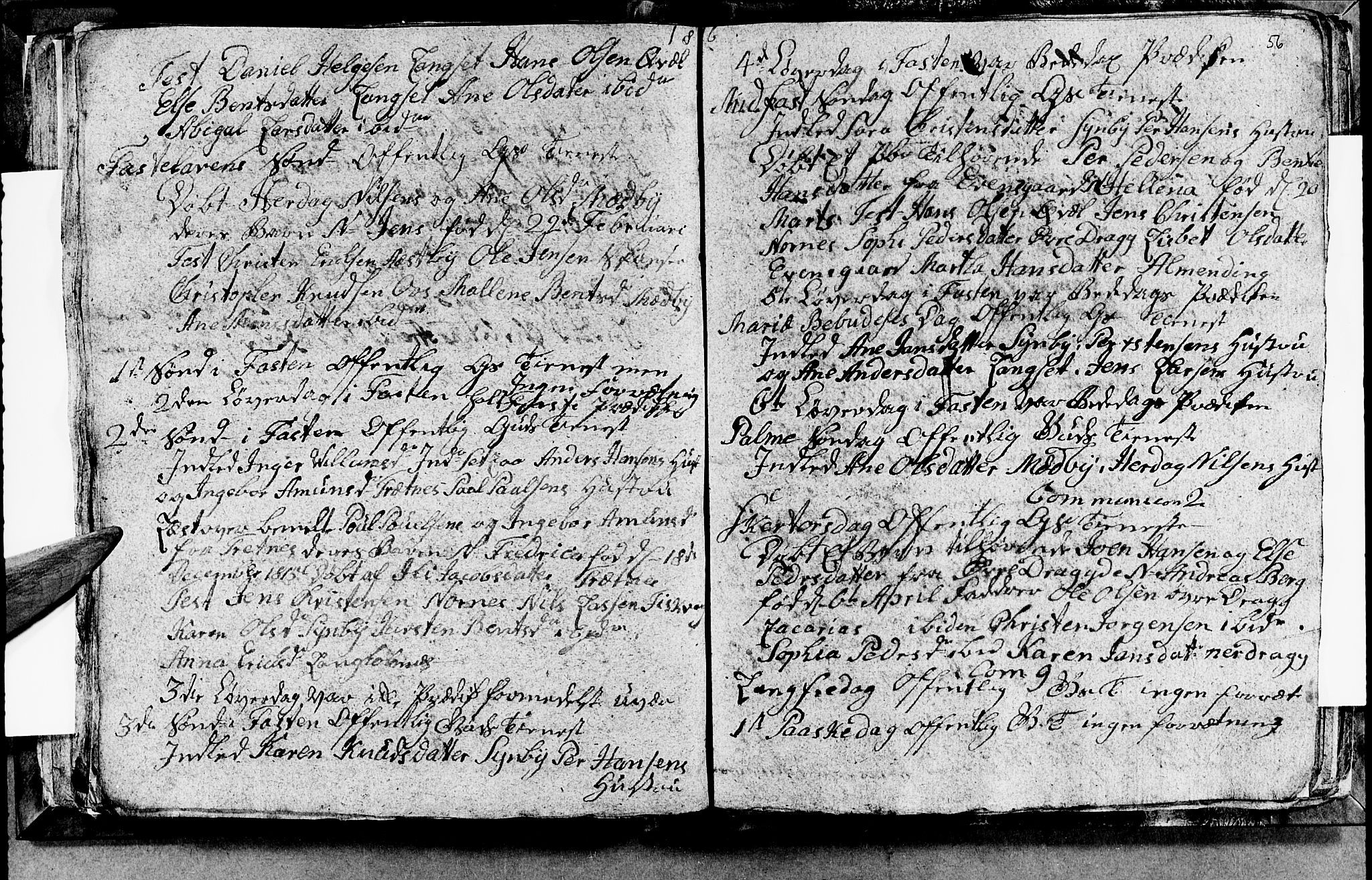 Ministerialprotokoller, klokkerbøker og fødselsregistre - Nordland, AV/SAT-A-1459/847/L0675: Parish register (copy) no. 847C03, 1808-1820, p. 56