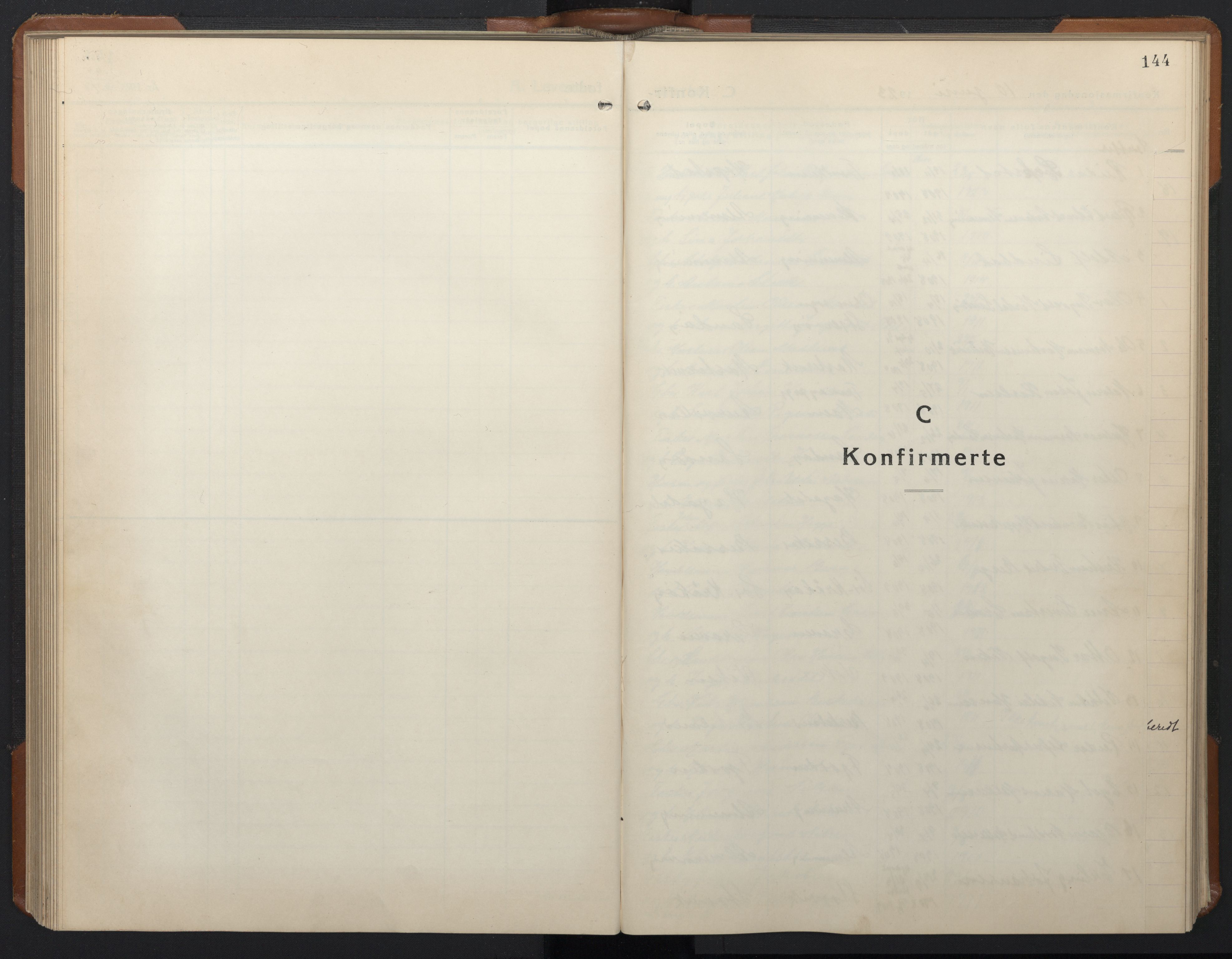Ministerialprotokoller, klokkerbøker og fødselsregistre - Sør-Trøndelag, AV/SAT-A-1456/657/L0718: Parish register (copy) no. 657C05, 1923-1948, p. 144