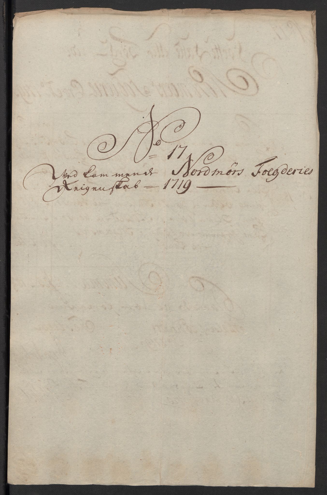 Rentekammeret inntil 1814, Reviderte regnskaper, Fogderegnskap, AV/RA-EA-4092/R56/L3752: Fogderegnskap Nordmøre, 1719, p. 172