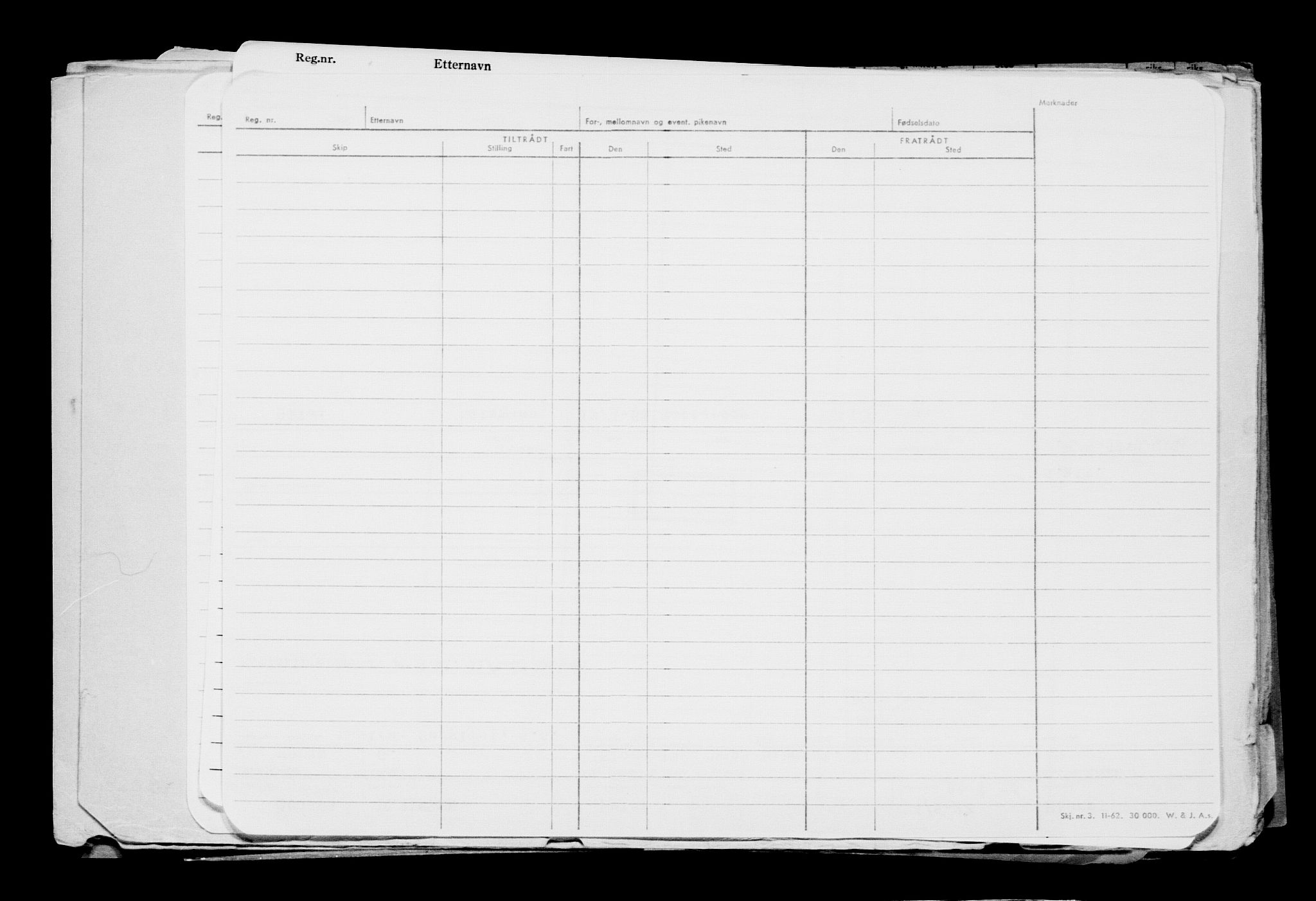 Direktoratet for sjømenn, AV/RA-S-3545/G/Gb/L0210: Hovedkort, 1922, p. 82