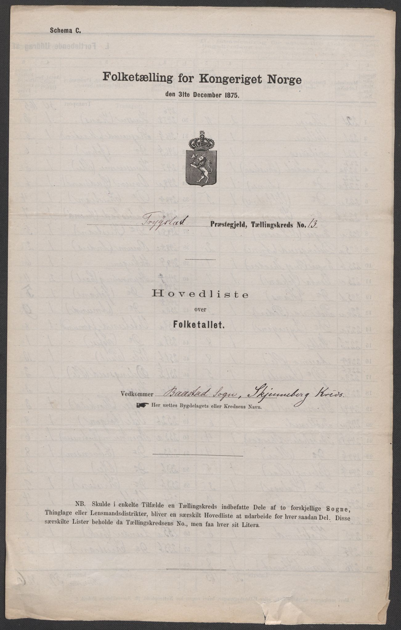 RA, 1875 census for 0122P Trøgstad, 1875, p. 37