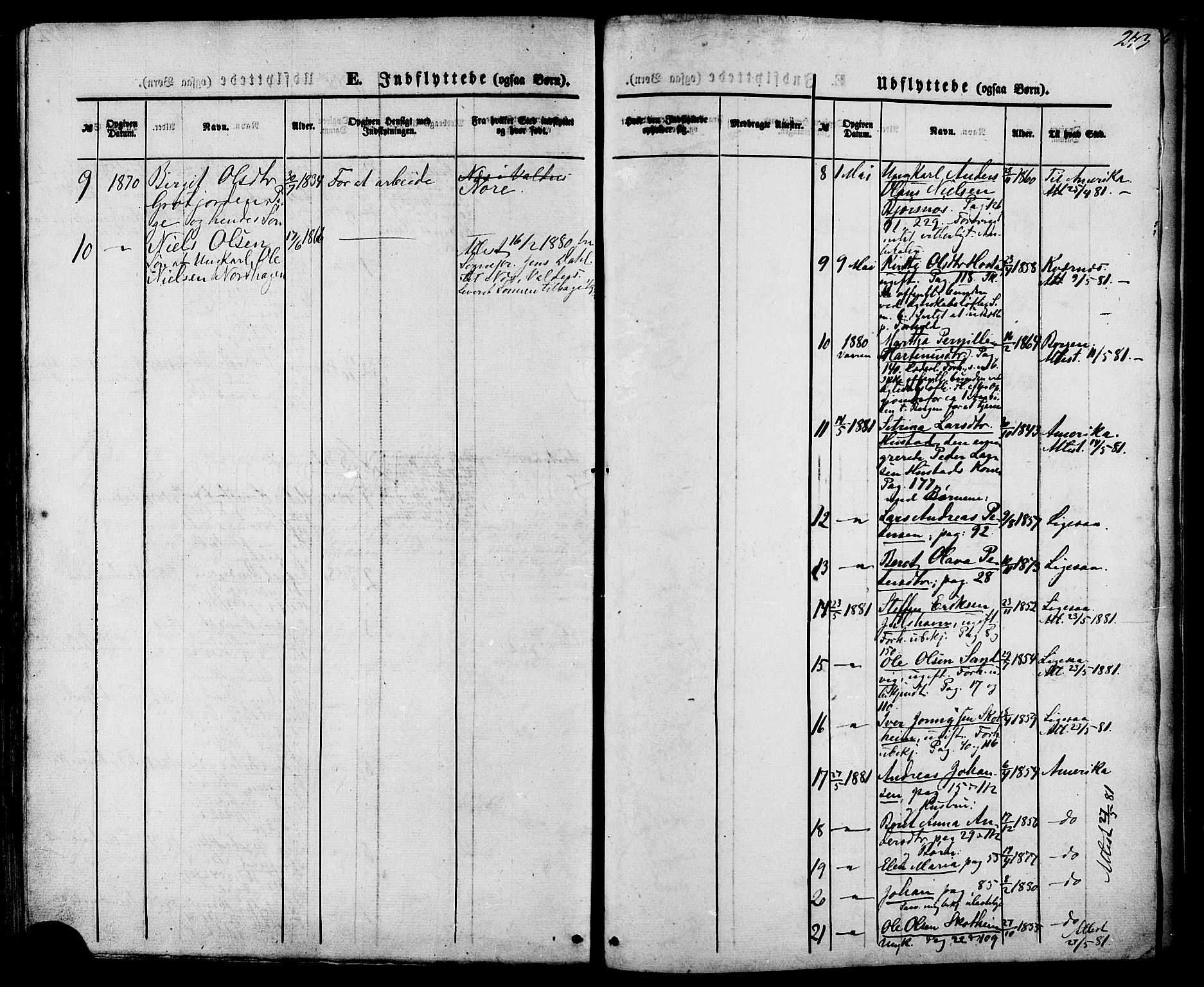 Ministerialprotokoller, klokkerbøker og fødselsregistre - Møre og Romsdal, SAT/A-1454/566/L0768: Parish register (official) no. 566A07, 1869-1881, p. 243
