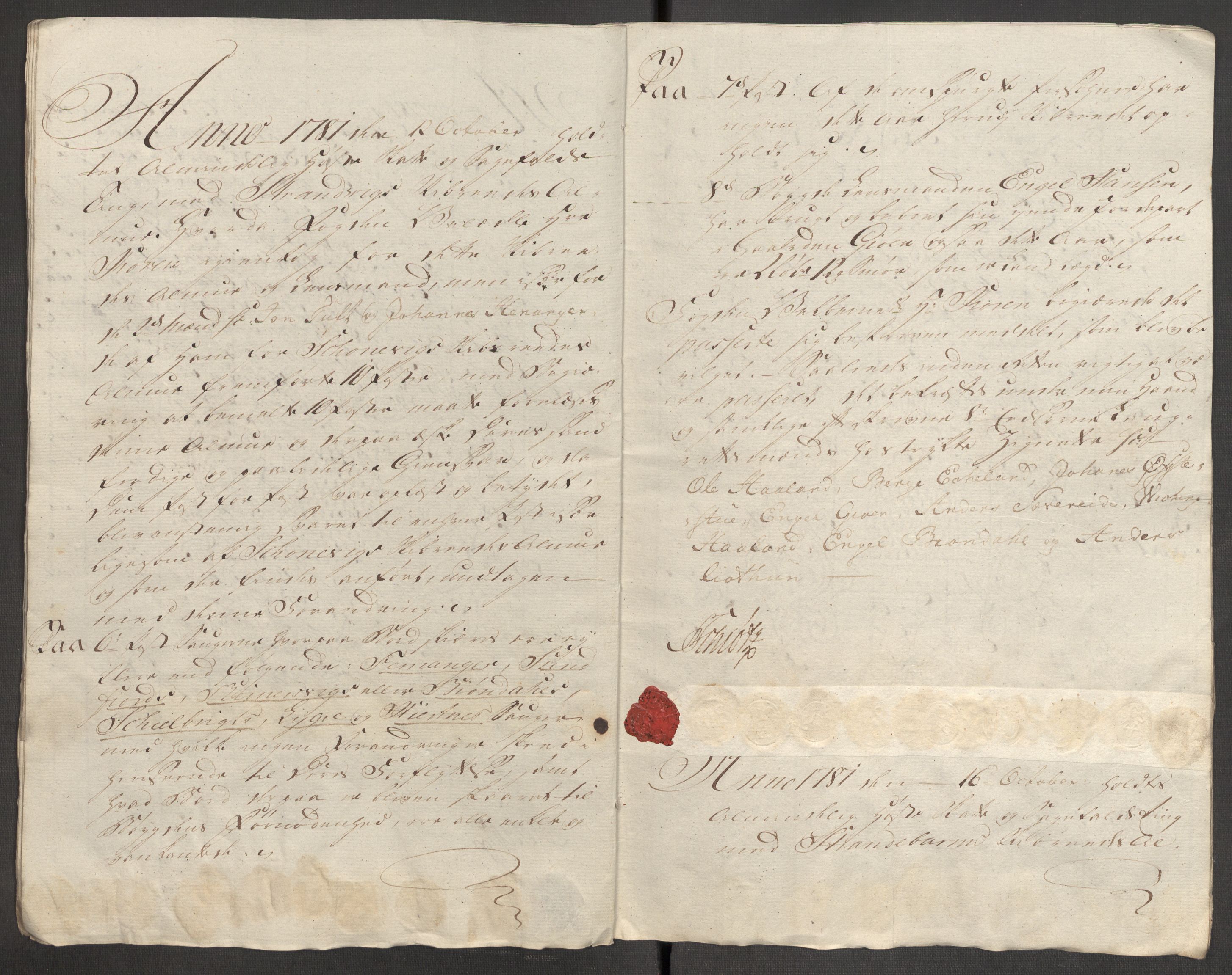 Rentekammeret inntil 1814, Reviderte regnskaper, Fogderegnskap, RA/EA-4092/R48/L3097: Fogderegnskap Sunnhordland og Hardanger, 1781, p. 64
