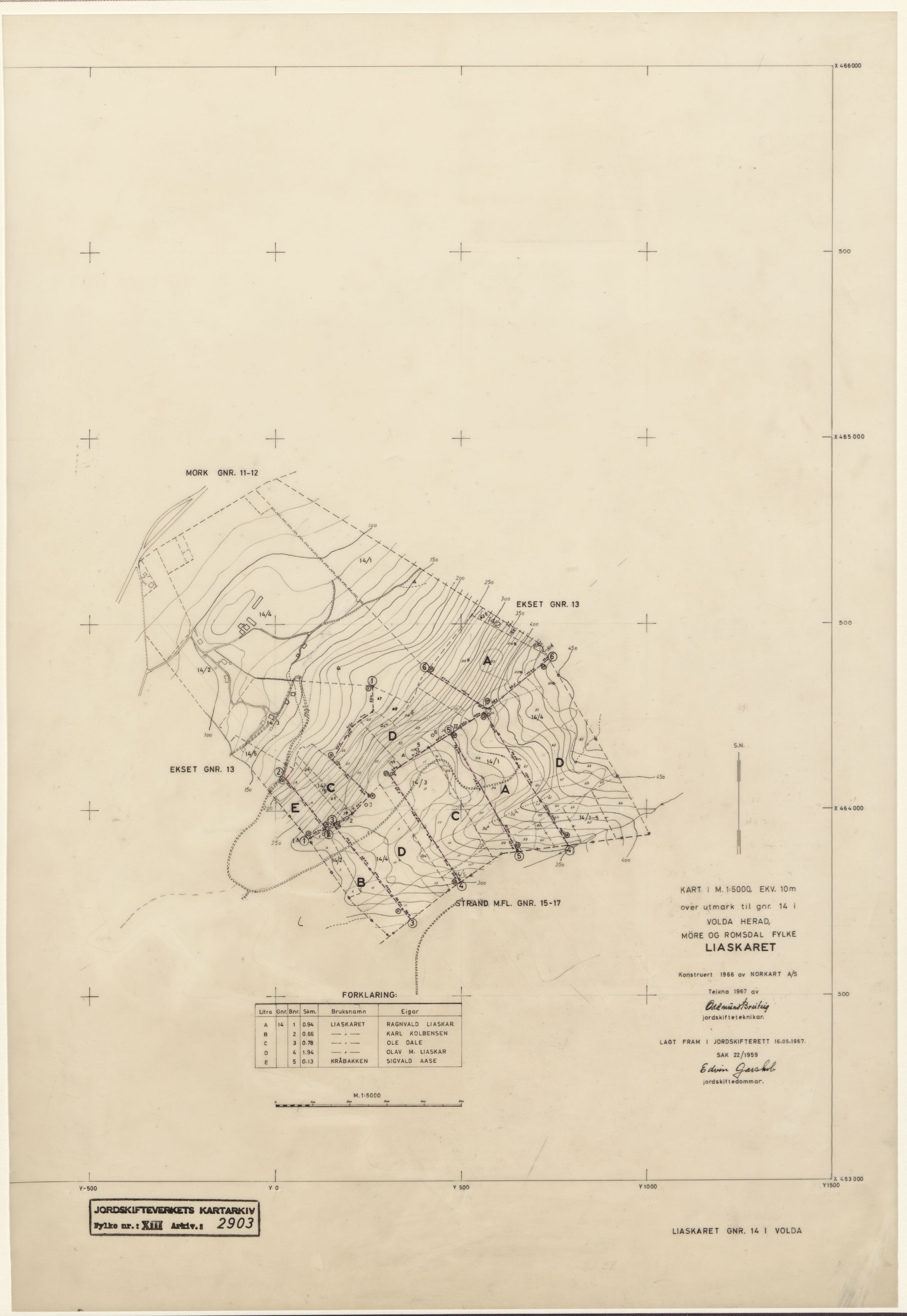 Jordskifteverkets kartarkiv, AV/RA-S-3929/T, 1859-1988, p. 3663