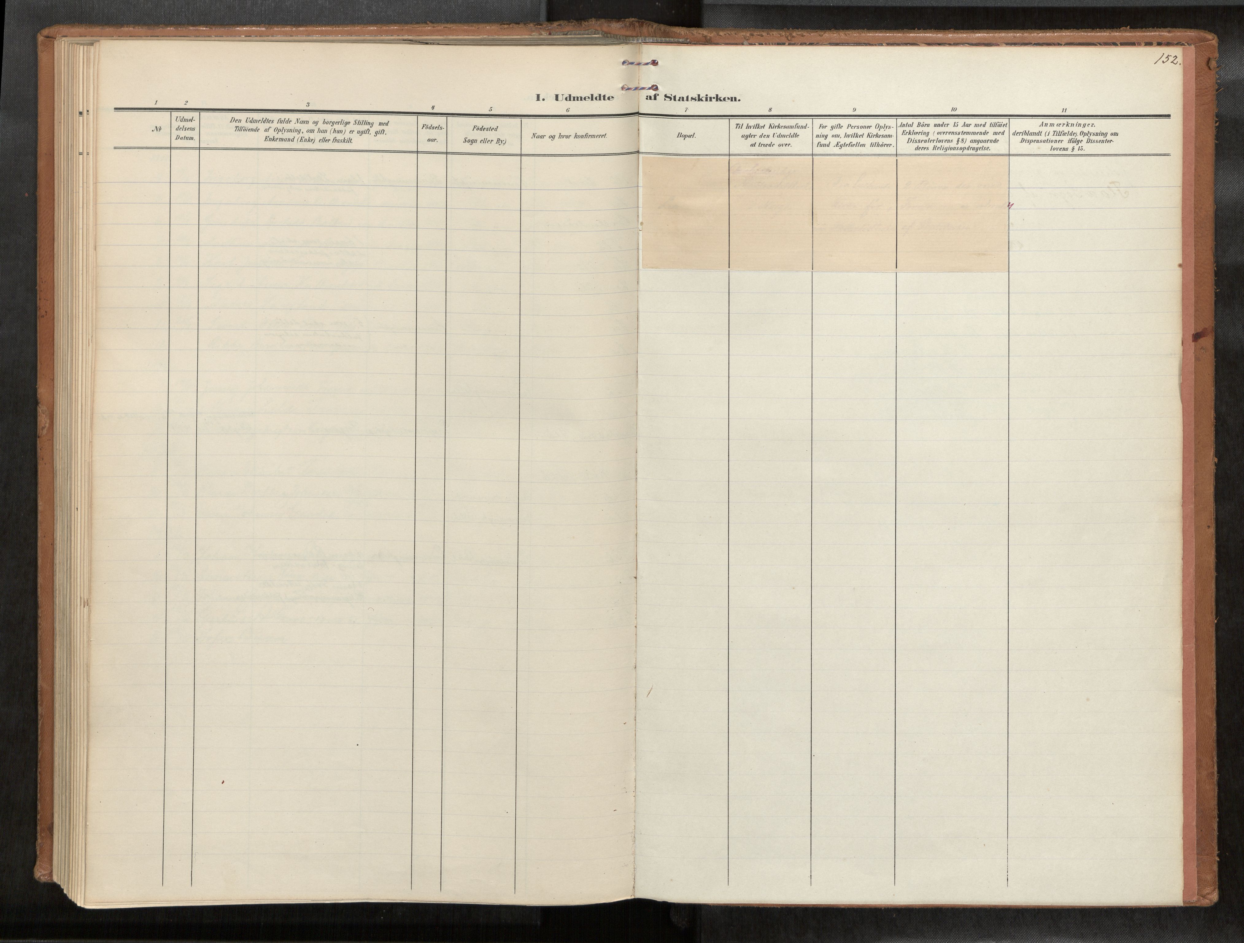 Ministerialprotokoller, klokkerbøker og fødselsregistre - Sør-Trøndelag, SAT/A-1456/693/L1119b: Parish register (official) no. 693A02, 1906-1936, p. 152
