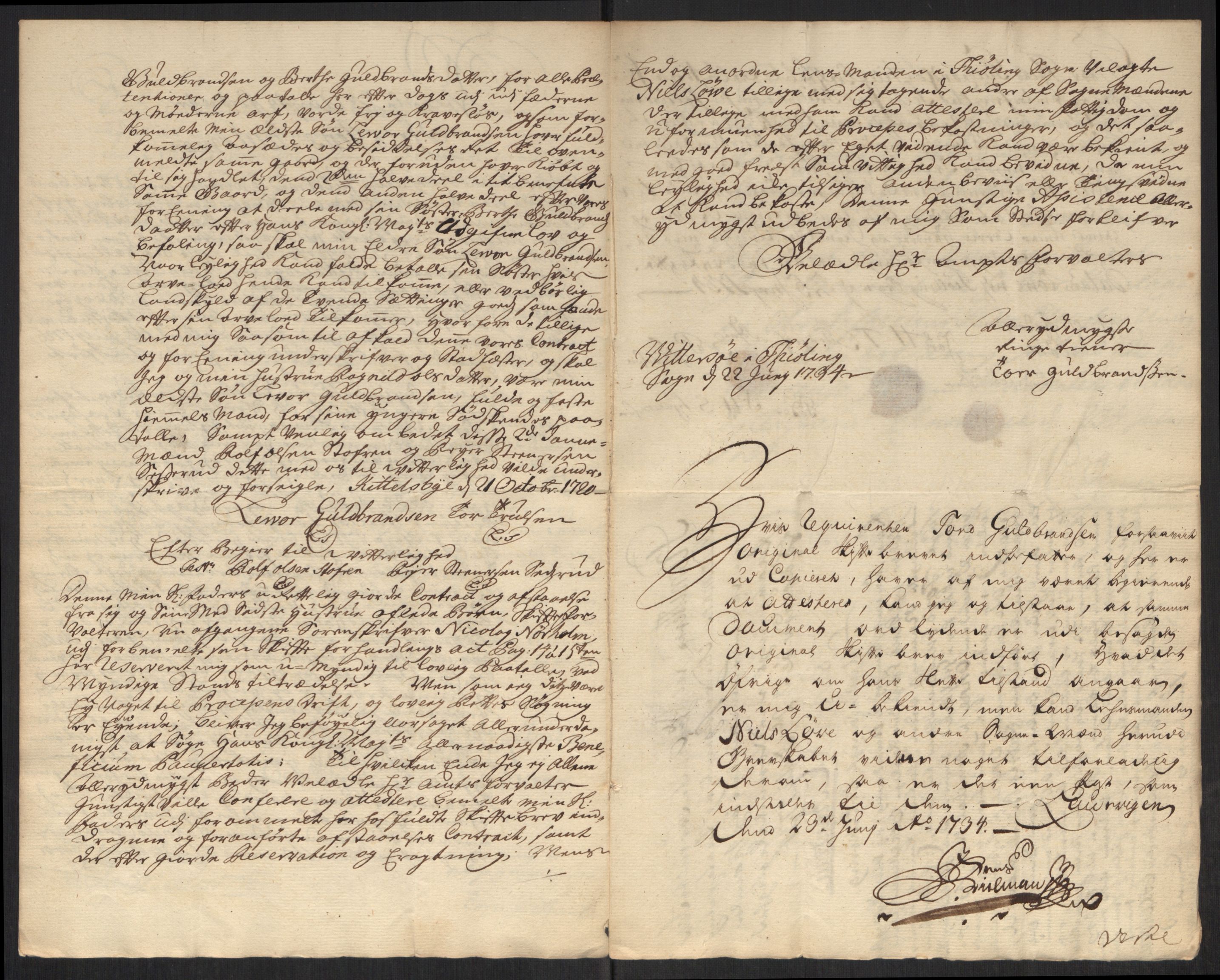 Stattholderembetet 1572-1771, AV/RA-EA-2870/Ef/L0107: Brev fra embetsmenn og andre, 1733-1734, p. 319