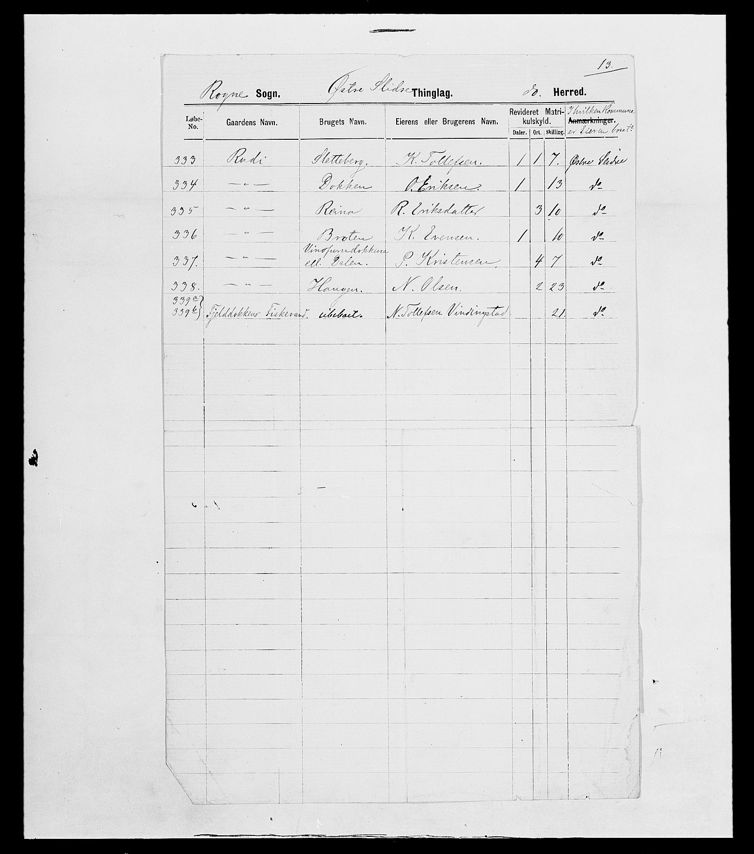 SAH, 1875 census for 0544P Øystre Slidre, 1875, p. 53