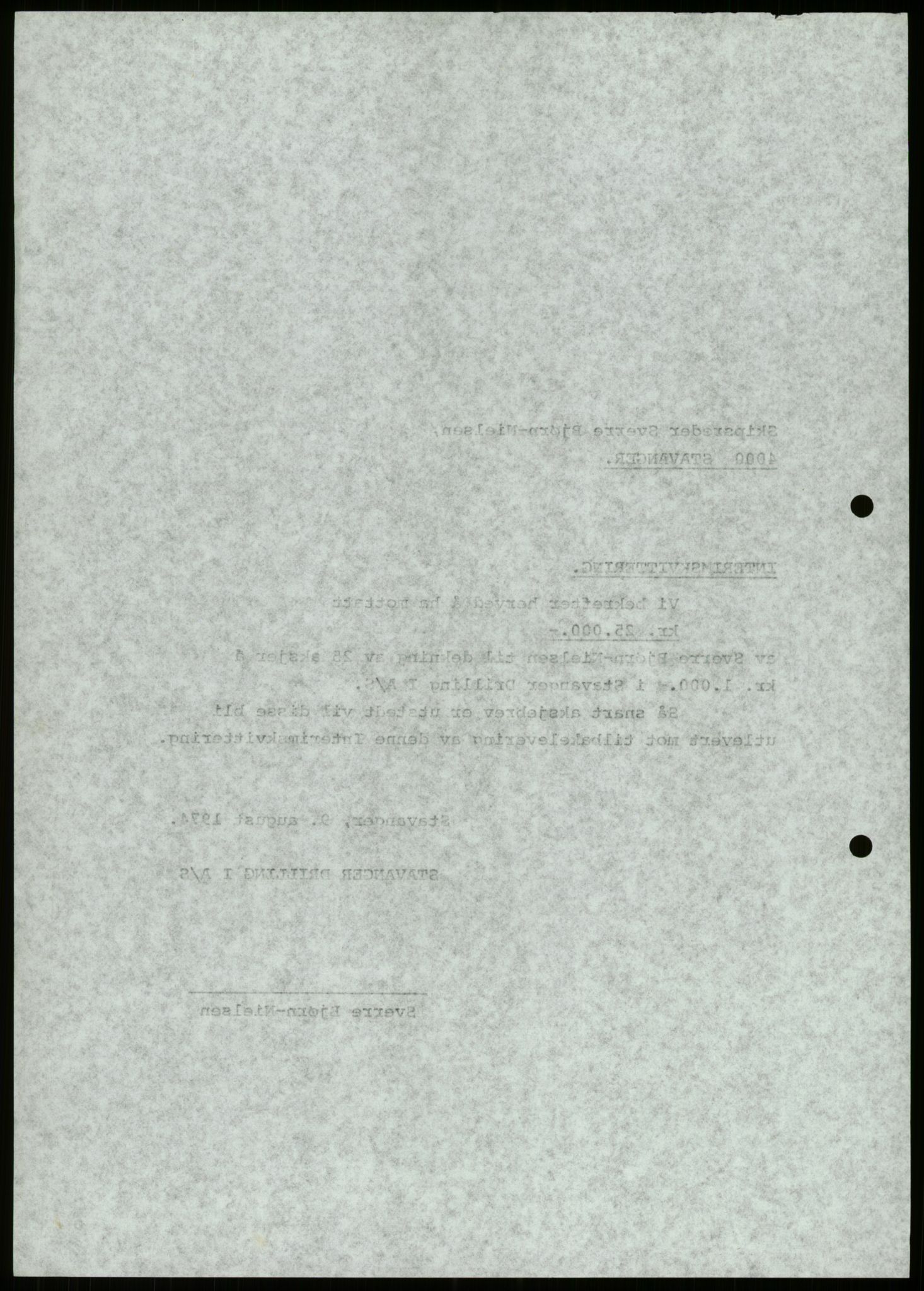 Pa 1503 - Stavanger Drilling AS, AV/SAST-A-101906/D/L0006: Korrespondanse og saksdokumenter, 1974-1984, p. 586